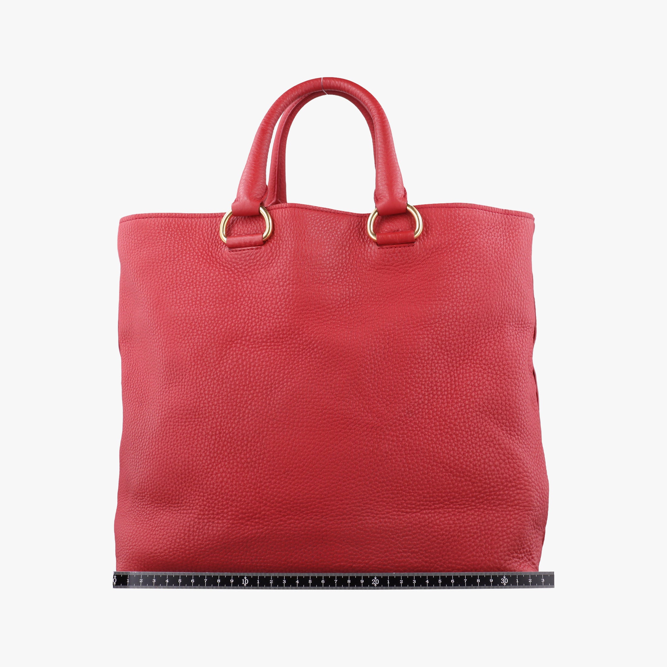 Pre-owned Prada Vitello Phoenix Red Leather BN1713 handbag | stylenewstar