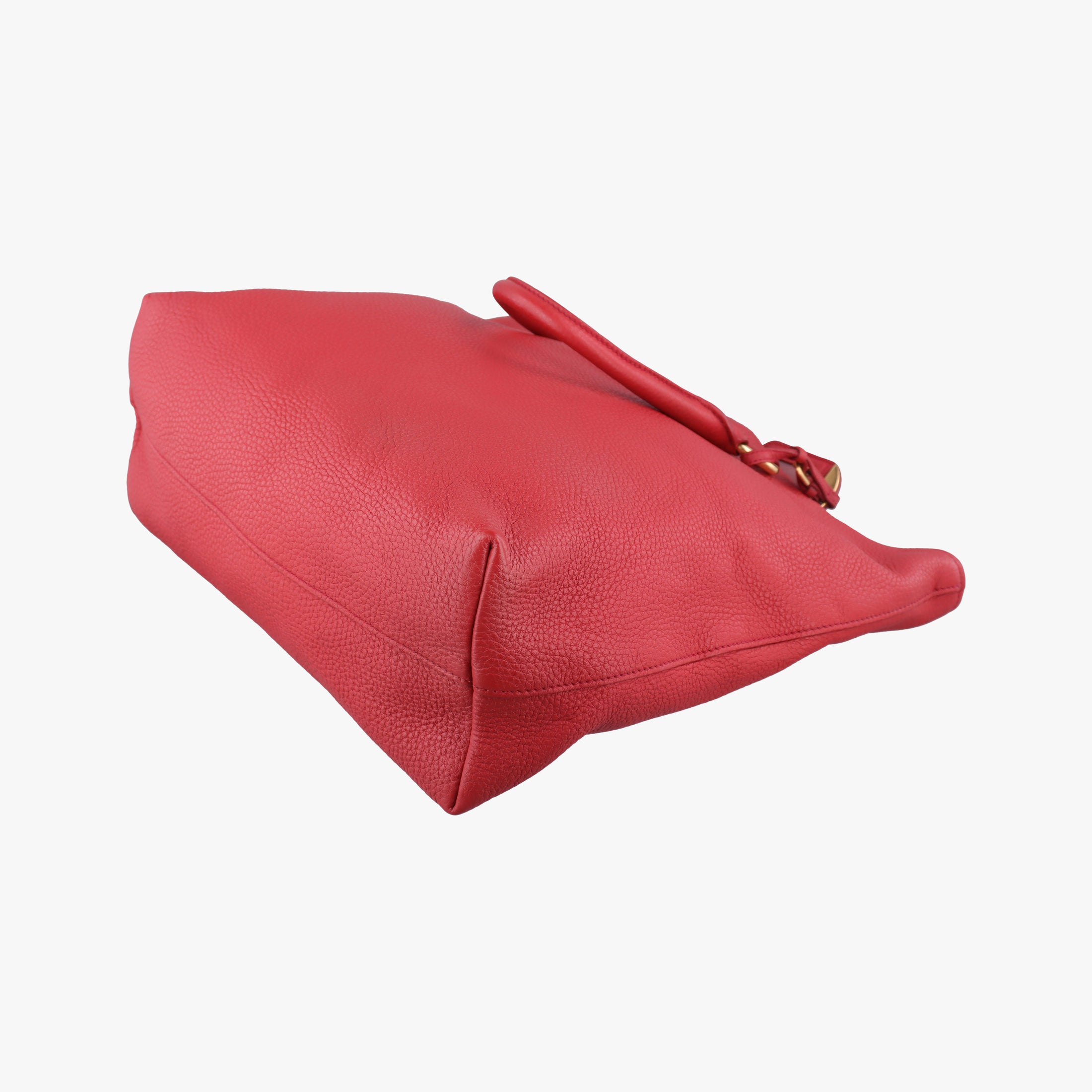 Pre-owned Prada Vitello Phoenix Red Leather BN1713 handbag | stylenewstar