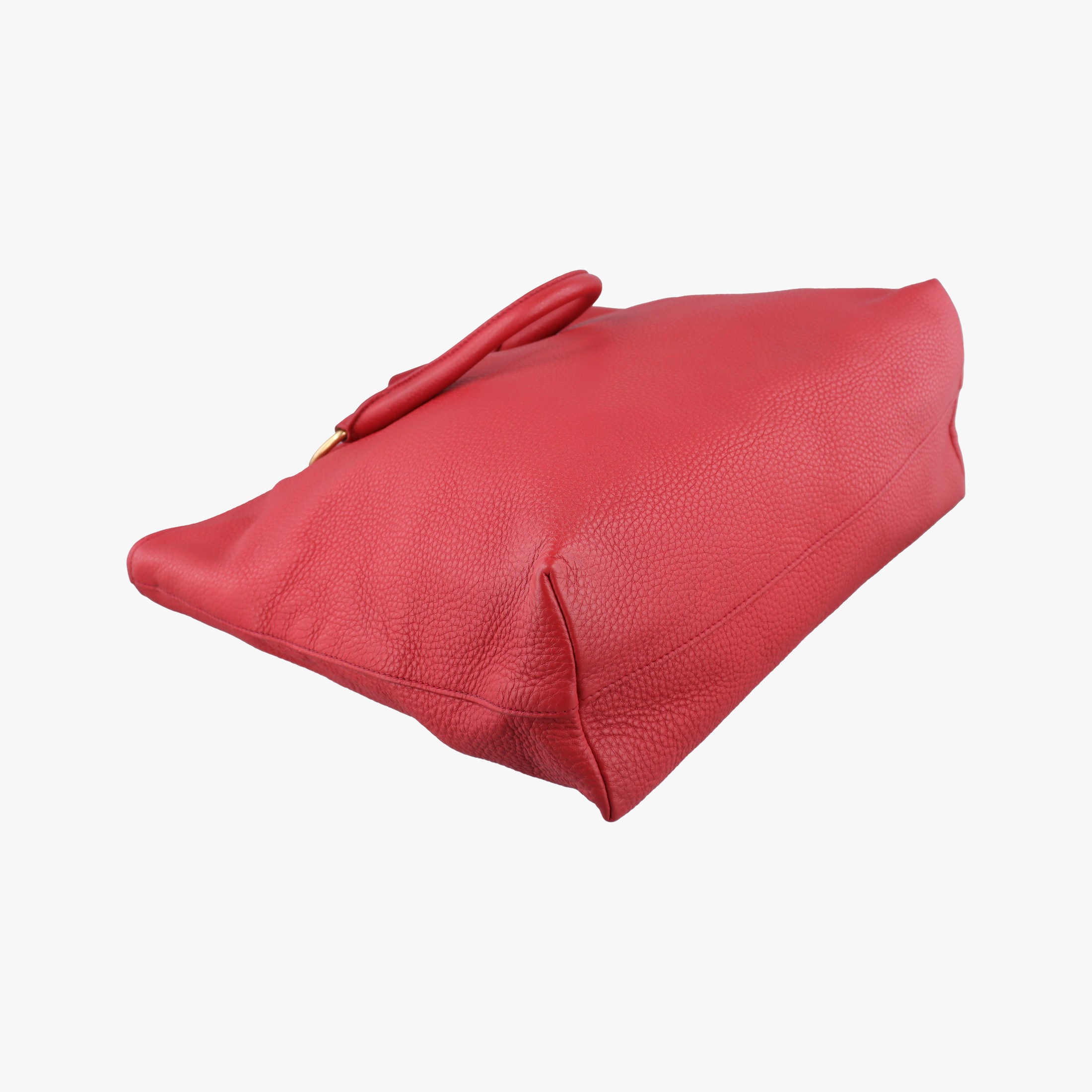 Pre-owned Prada Vitello Phoenix Red Leather BN1713 handbag | stylenewstar