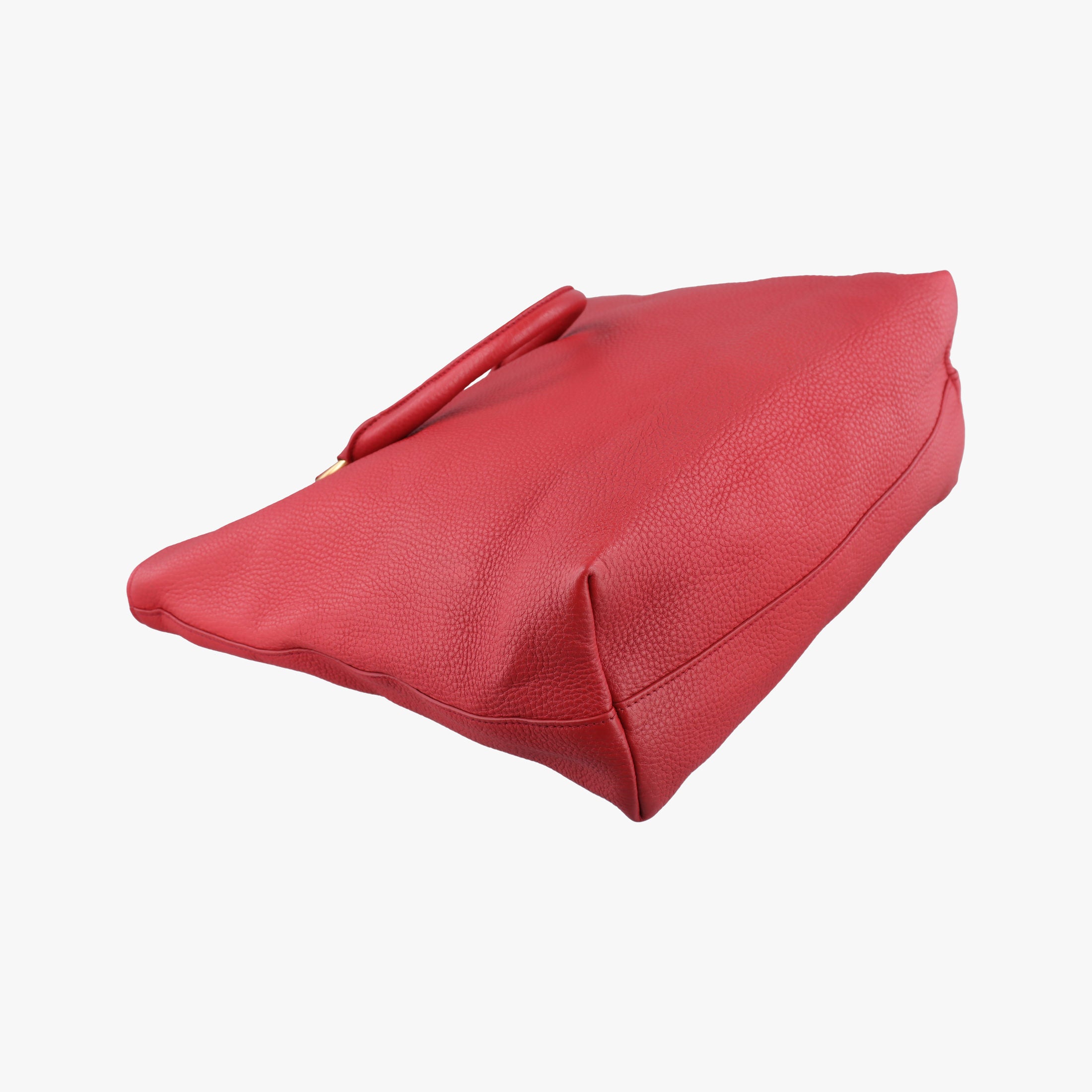 Pre-owned Prada Vitello Phoenix Red Leather BN1713 handbag | stylenewstar