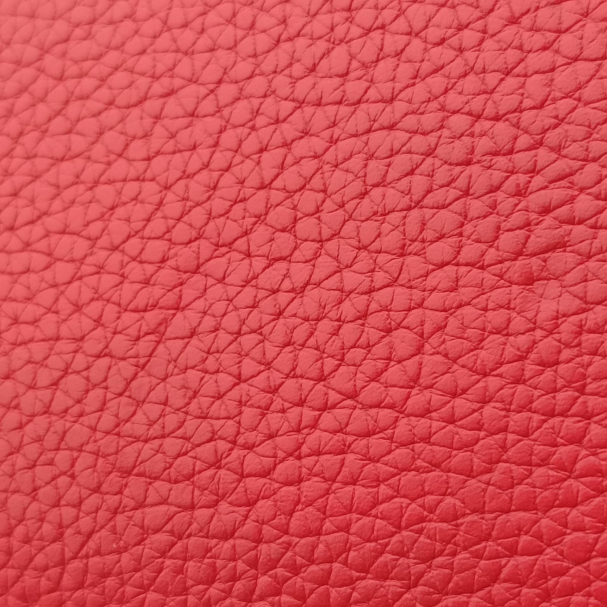 Secondhand Celine Luggage Mini Shopper Red Leather  handbag | stylenewstar