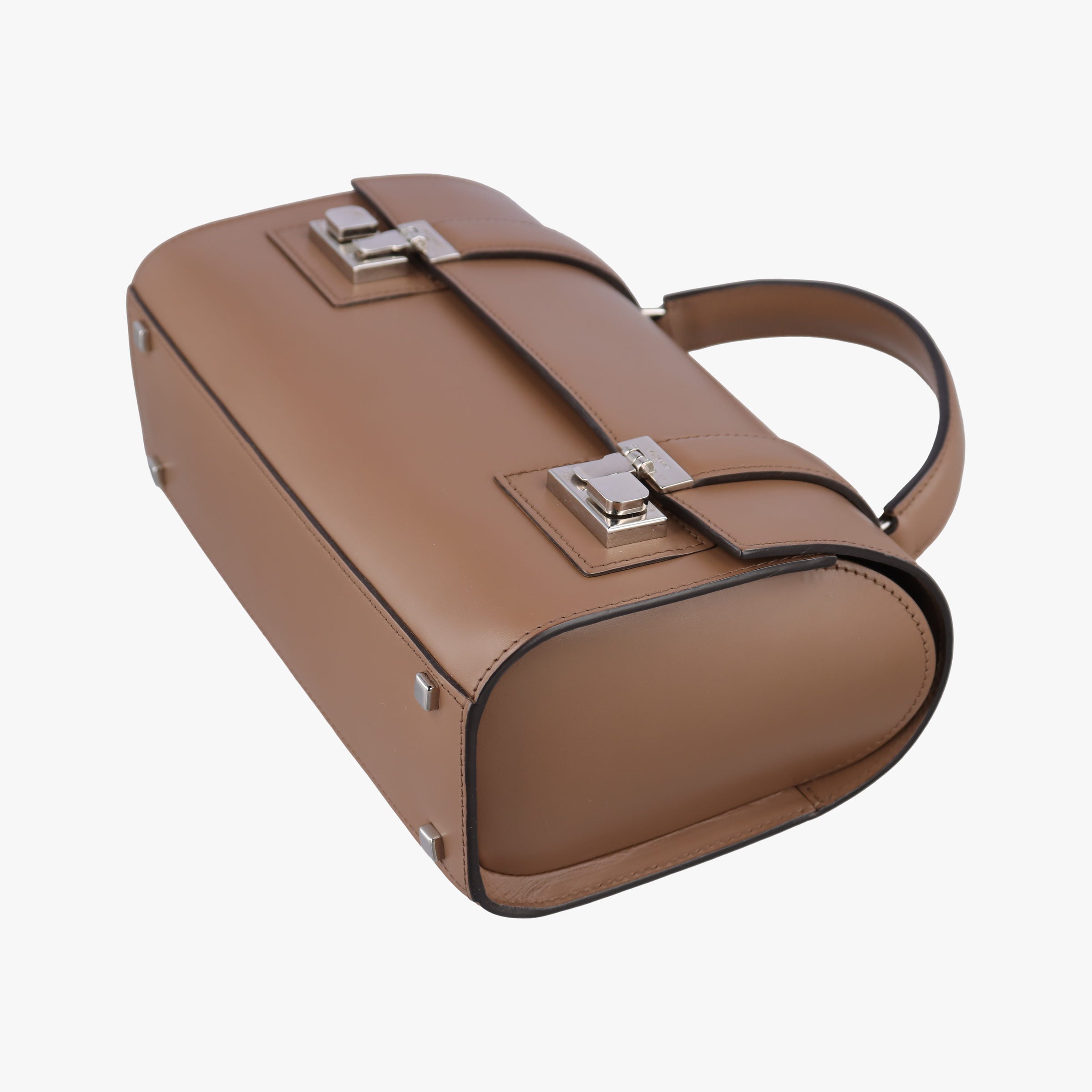 Pre-owned Moynat Cabotin Cognac Calfskin  shoulderbag | stylenewstar