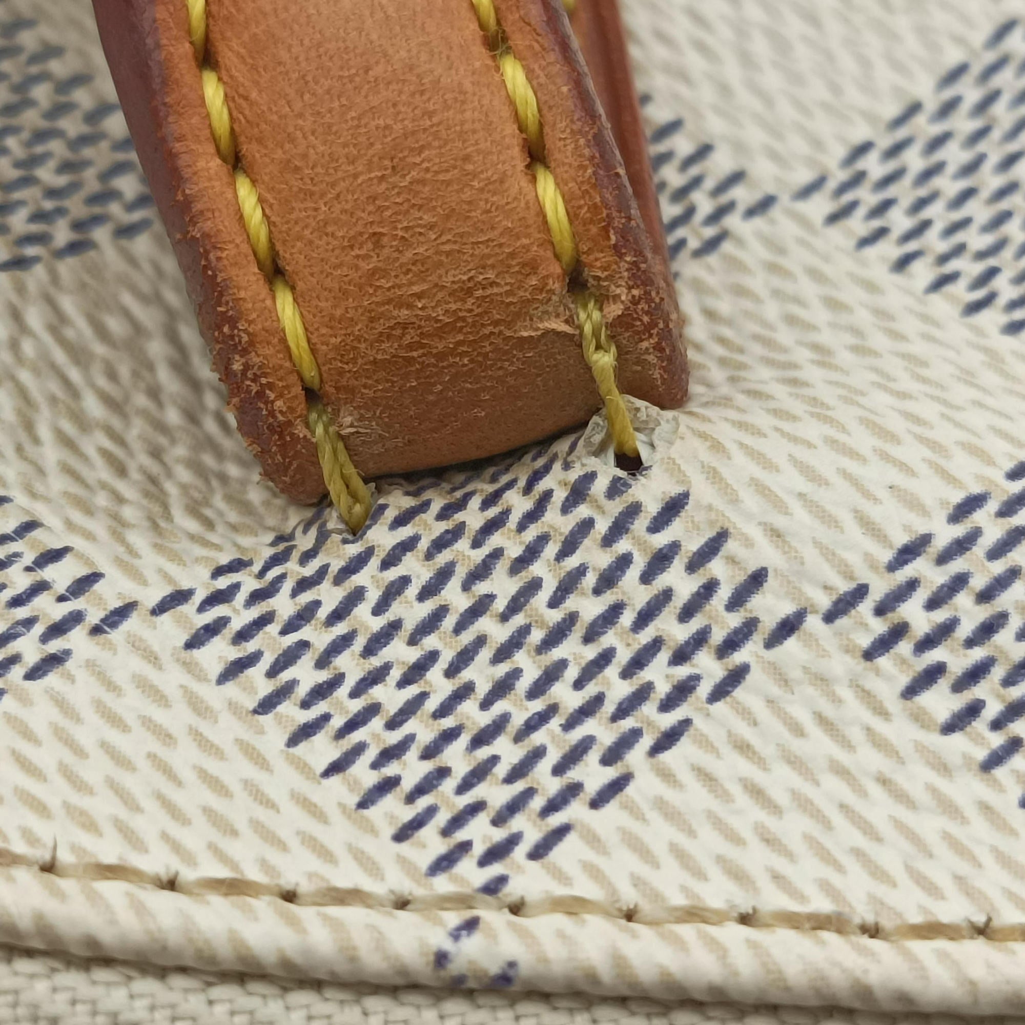 Vintage Louis Vuitton Figheri PM Azur Damier Canvas N41176 shoulderbag | stylenewstar