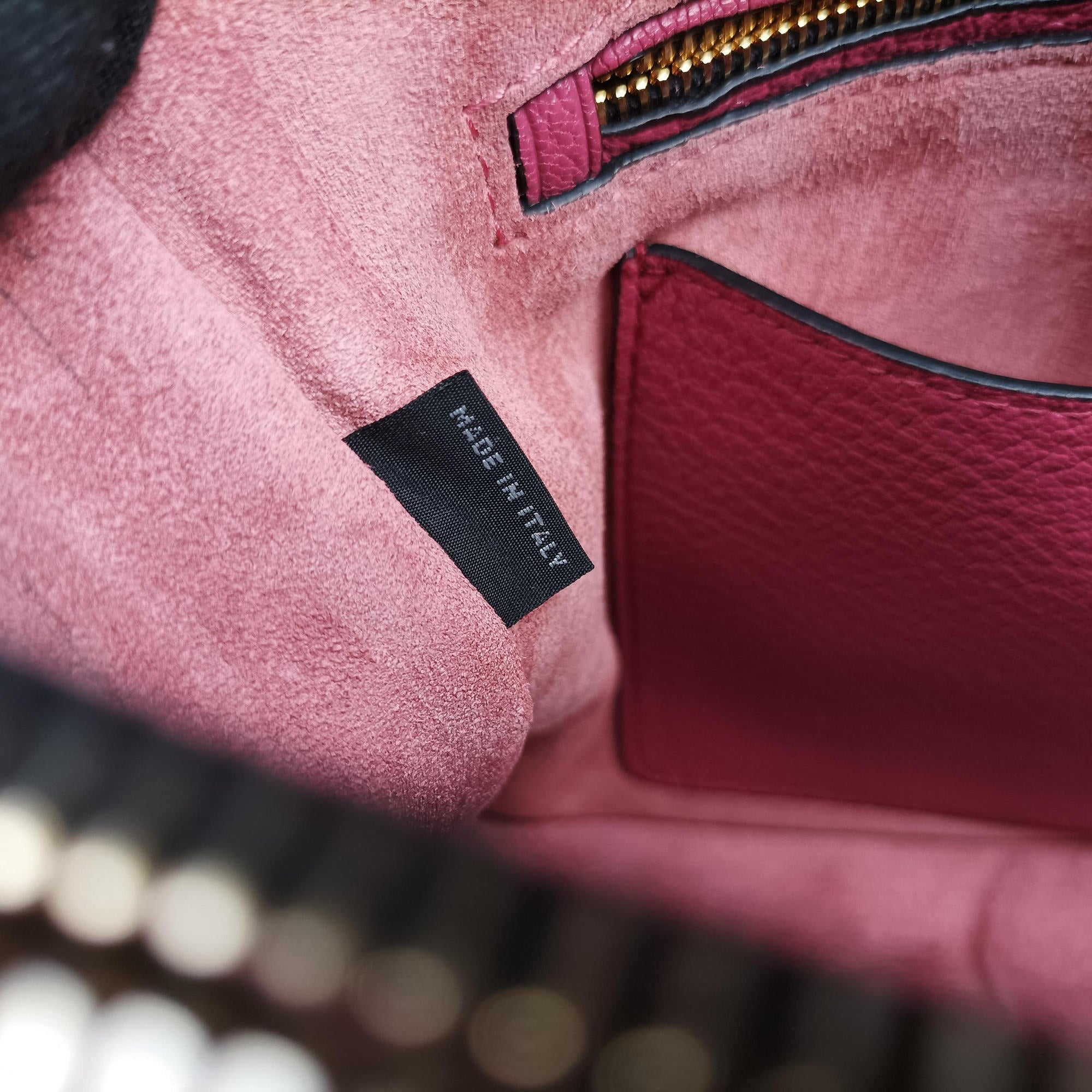 Pre-owned Miu Miu MADRAS Fuchsia Pink Leather 5BA104 shoulderbag | stylenewstar