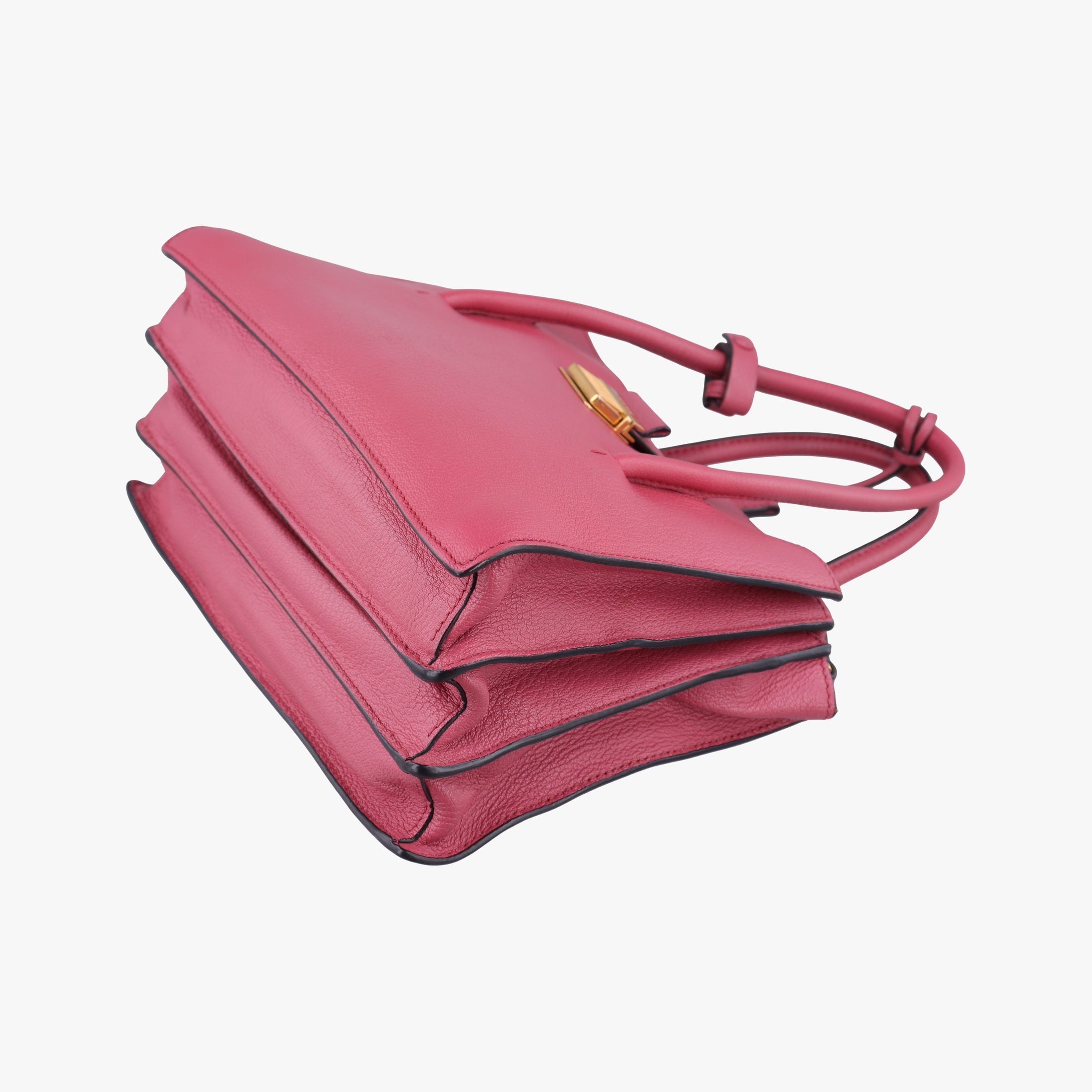 Pre-owned Miu Miu MADRAS Fuchsia Pink Leather 5BA104 shoulderbag | stylenewstar