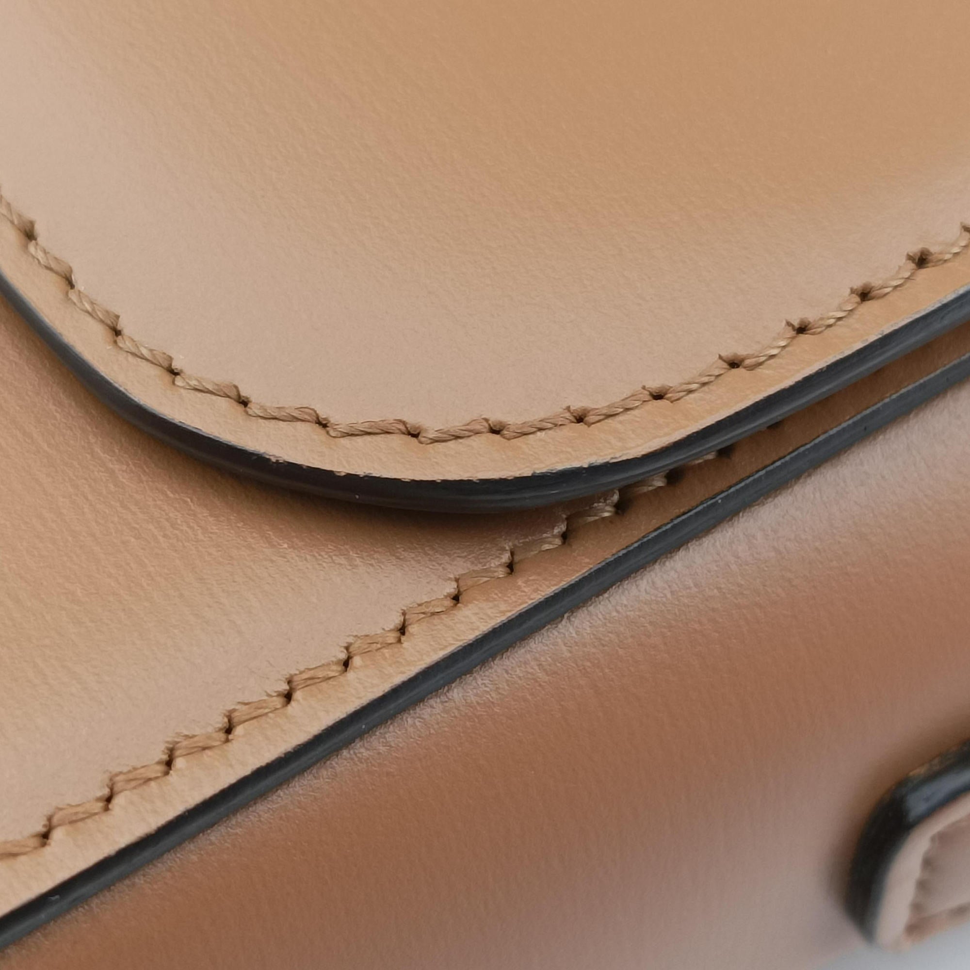 Pre-owned Celine Teen Triomphe Brown Leather 188423BF4 shoulderbag | stylenewstar
