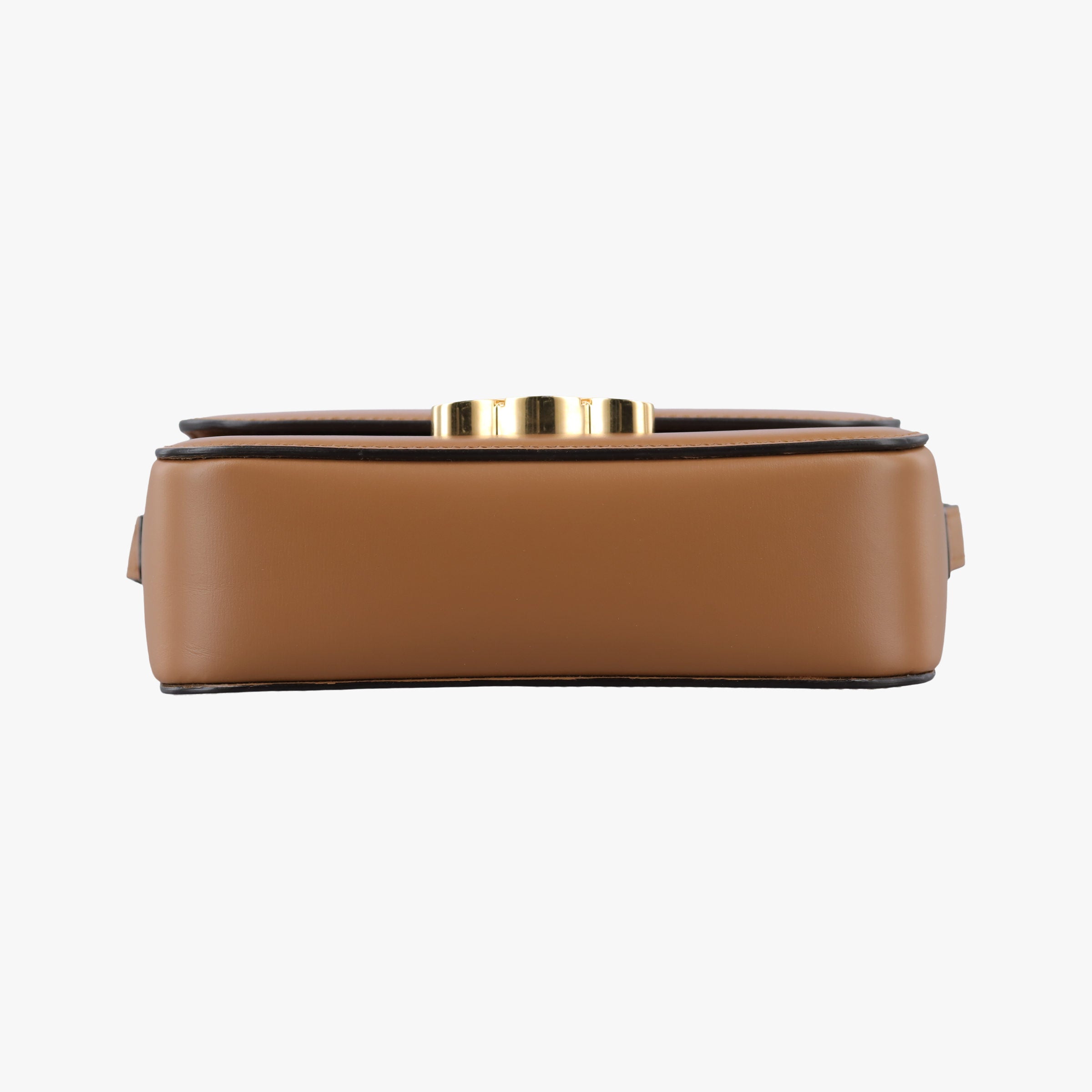 Pre-owned Celine Teen Triomphe Brown Leather 188423BF4 shoulderbag | stylenewstar