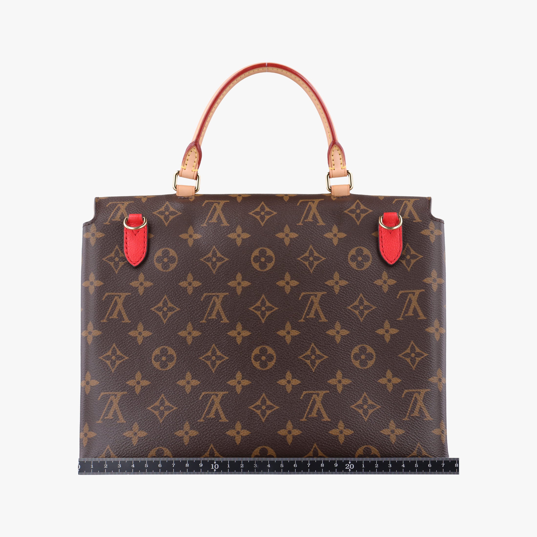 Pre-owned Louis Vuitton MARIGNAN Brown×COQUELICOT Monogram Canvas×calf leather M44286 shoulderbag | stylenewstar