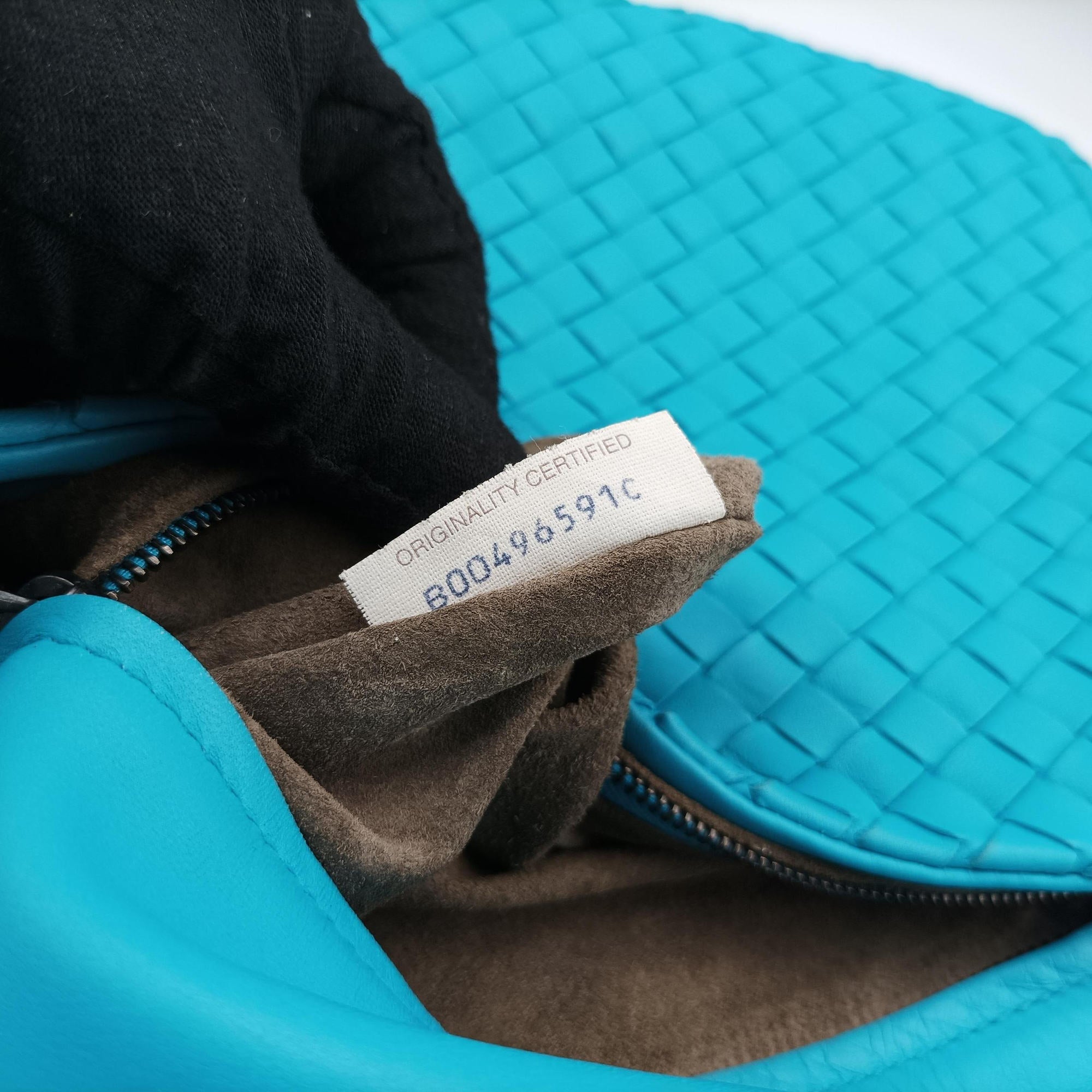 Vintage Bottega Veneta Intrecciato Blue lambskin  shoulderbag | stylenewstar