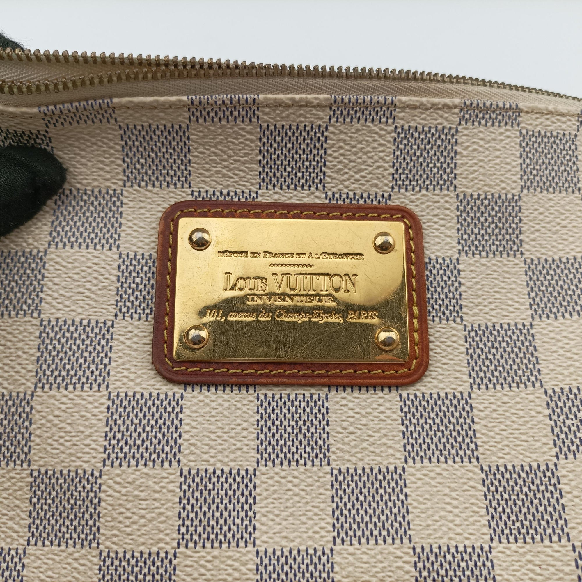 Pre-owned Louis Vuitton EVA AZUR Damier Canvas N55214 shoulderbag | stylenewstar