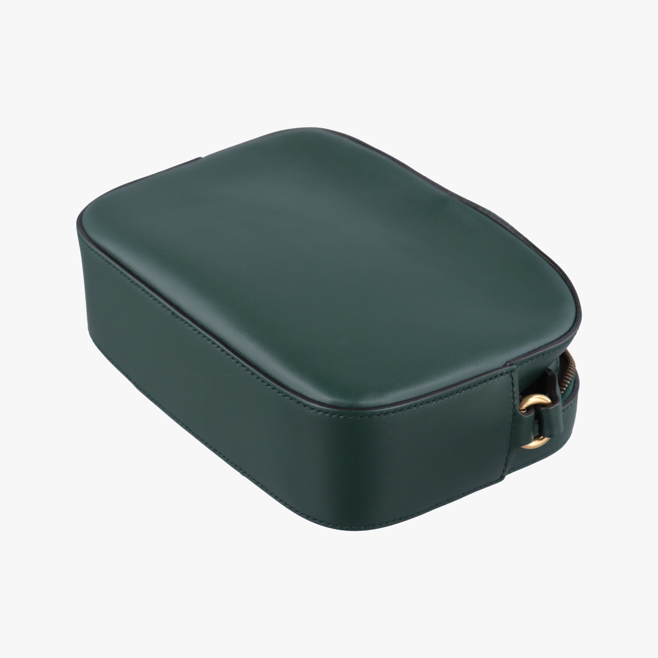 Secondhand Gucci Bee Web Green Leather 412008 shoulderbag | stylenewstar