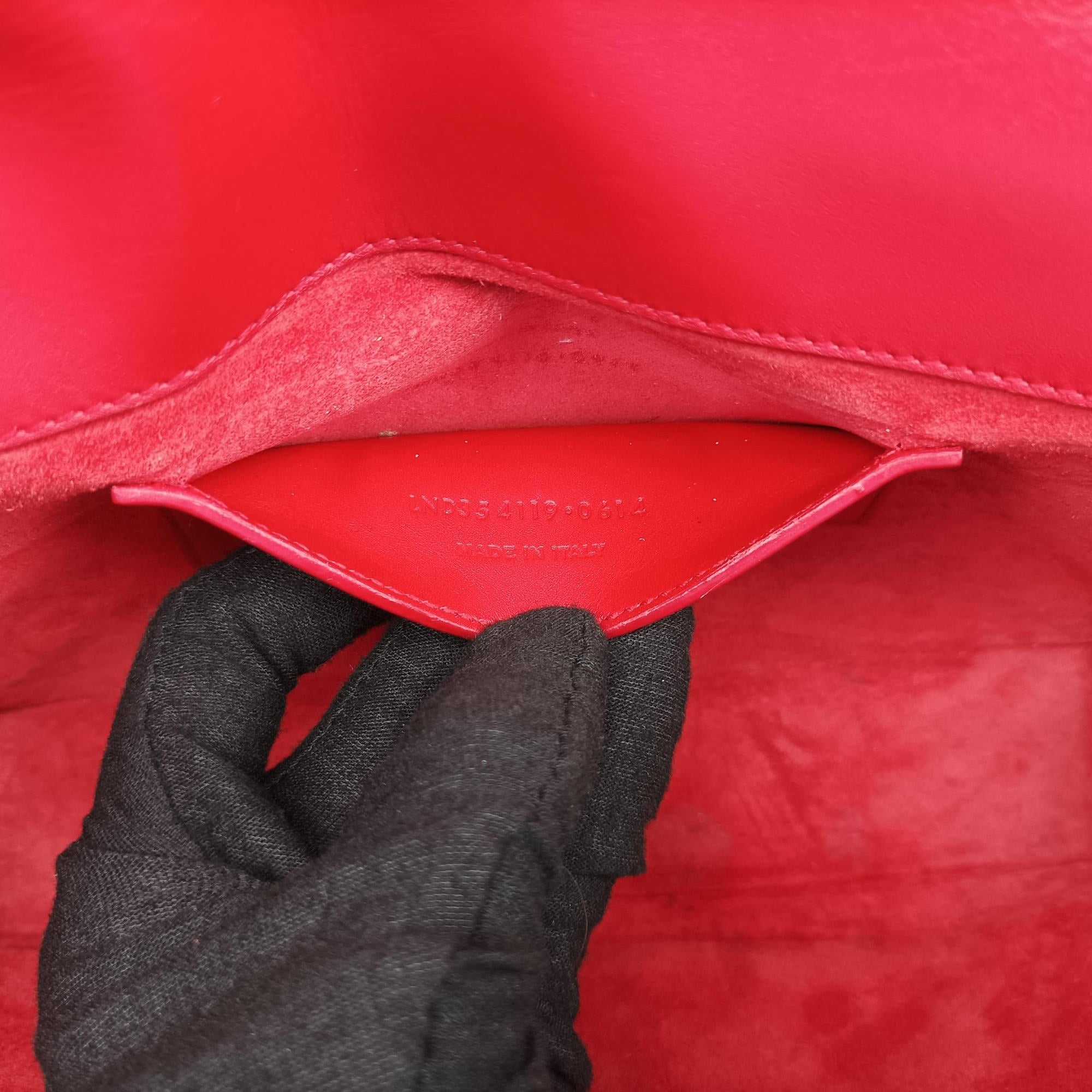 Vintage Yves Saint Laurent KATE Red Leather 354119 shoulderbag | stylenewstar