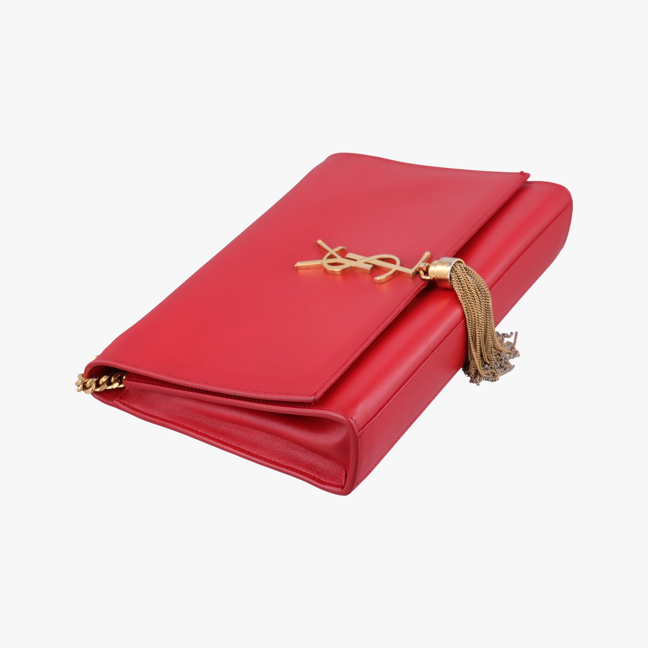 Vintage Yves Saint Laurent KATE Red Leather 354119 shoulderbag | stylenewstar
