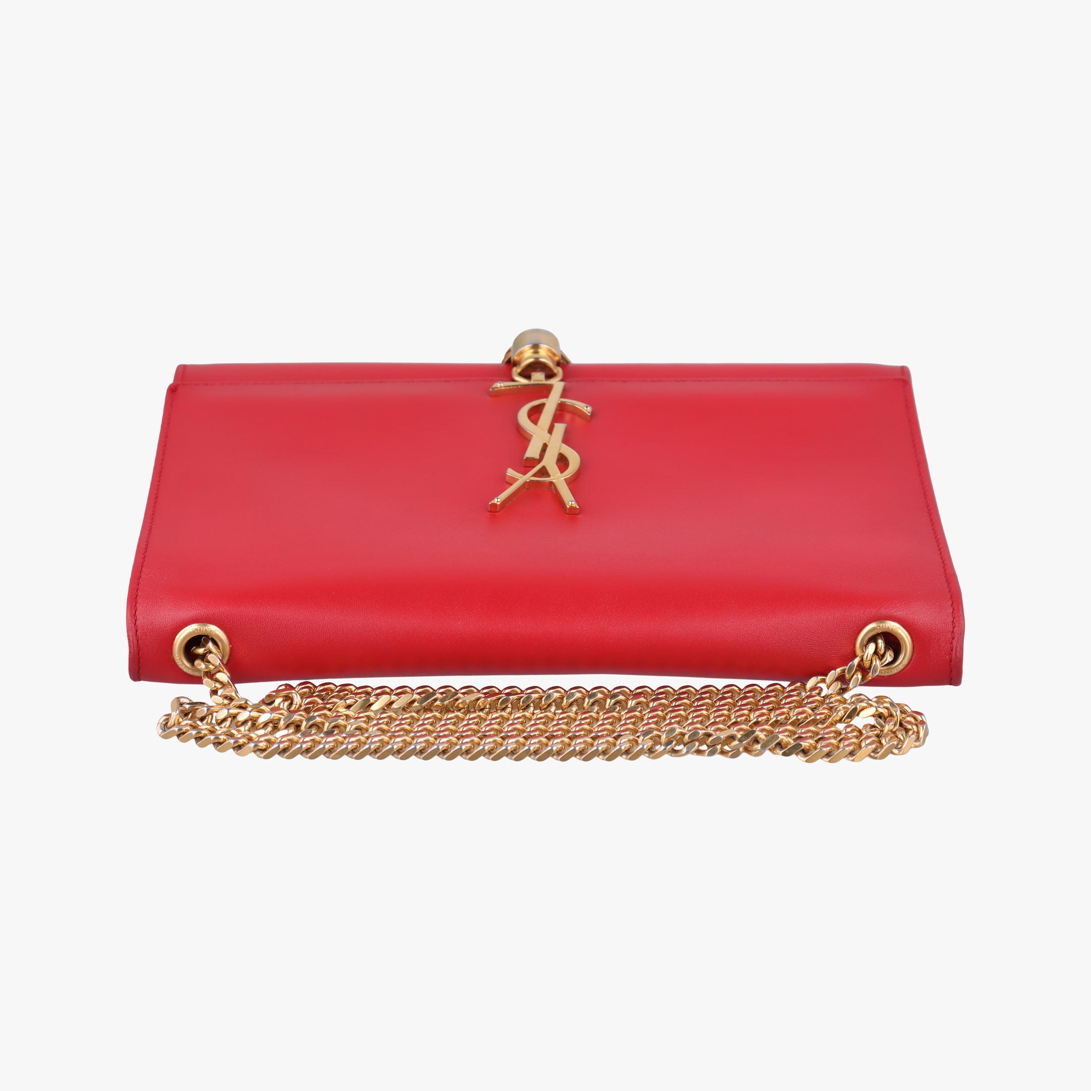 Vintage Yves Saint Laurent KATE Red Leather 354119 shoulderbag | stylenewstar