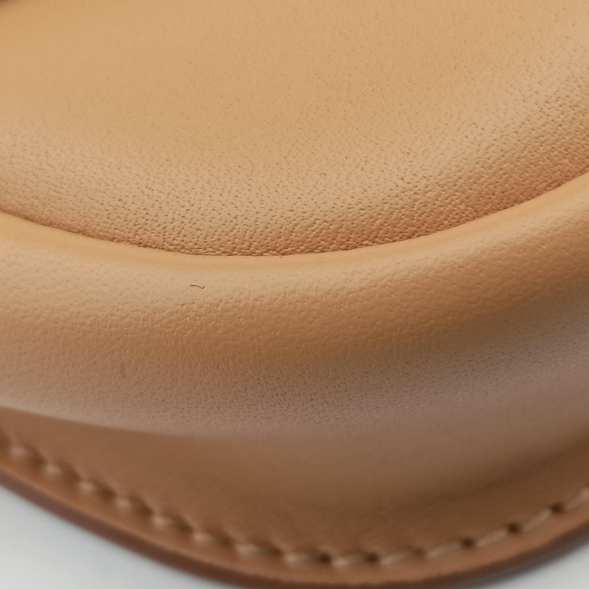 Pre-owned Yves Saint Laurent KAIA small Beige Leather 623097 shoulderbag | stylenewstar