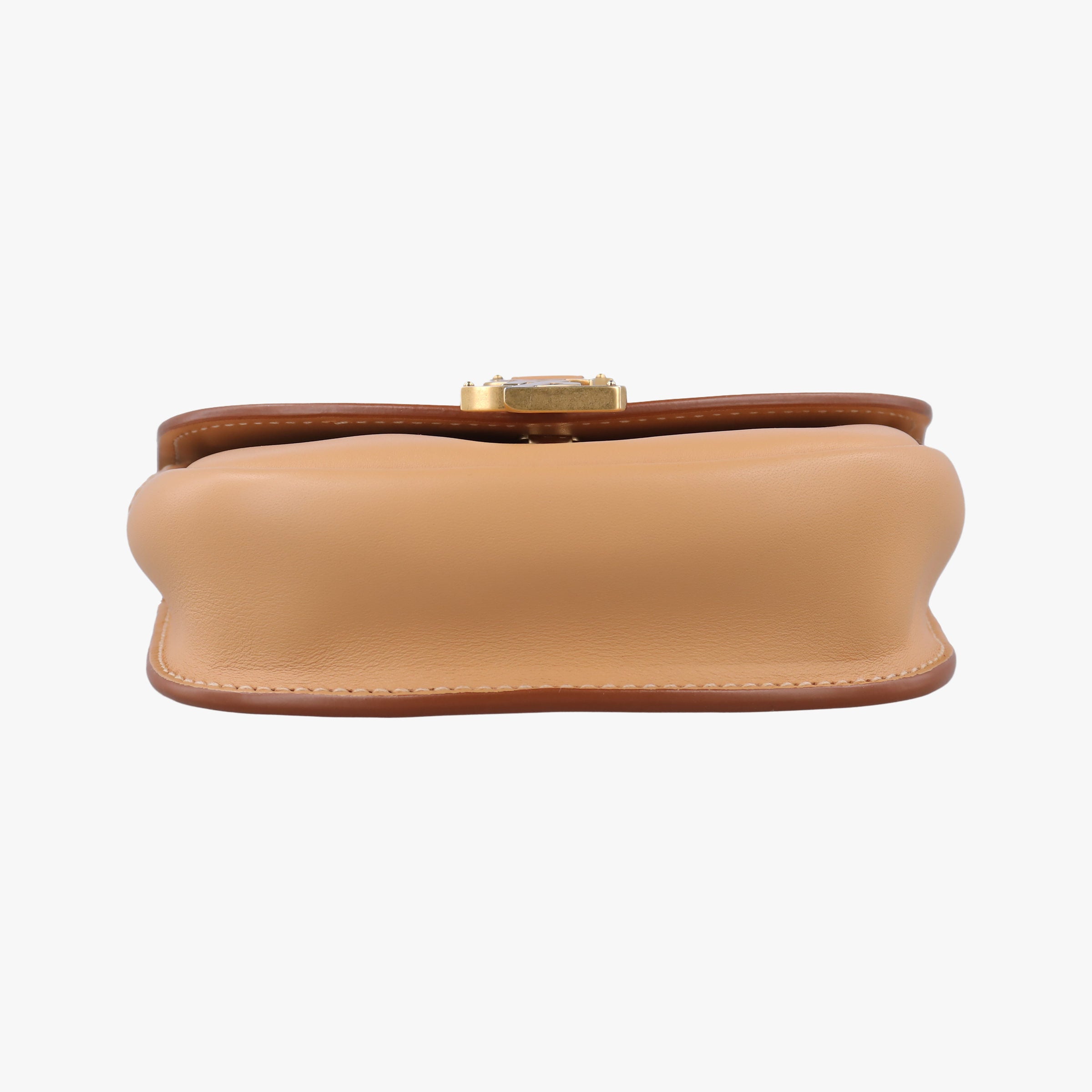 Pre-owned Yves Saint Laurent KAIA small Beige Leather 623097 shoulderbag | stylenewstar