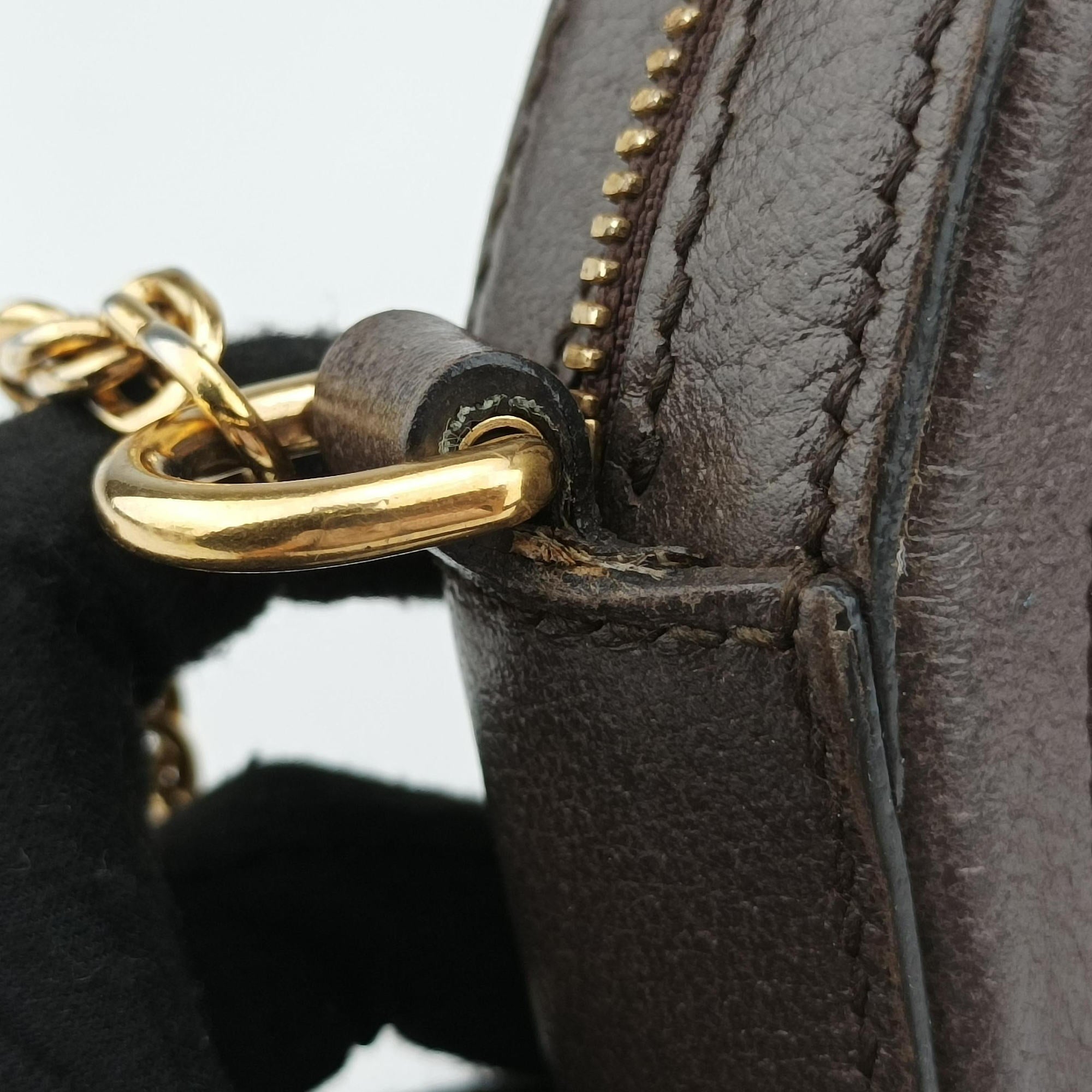 Secondhand Gucci Ophidia Brown×beige×multi PVC coated canvas×Leather 550618 shoulderbag | stylenewstar
