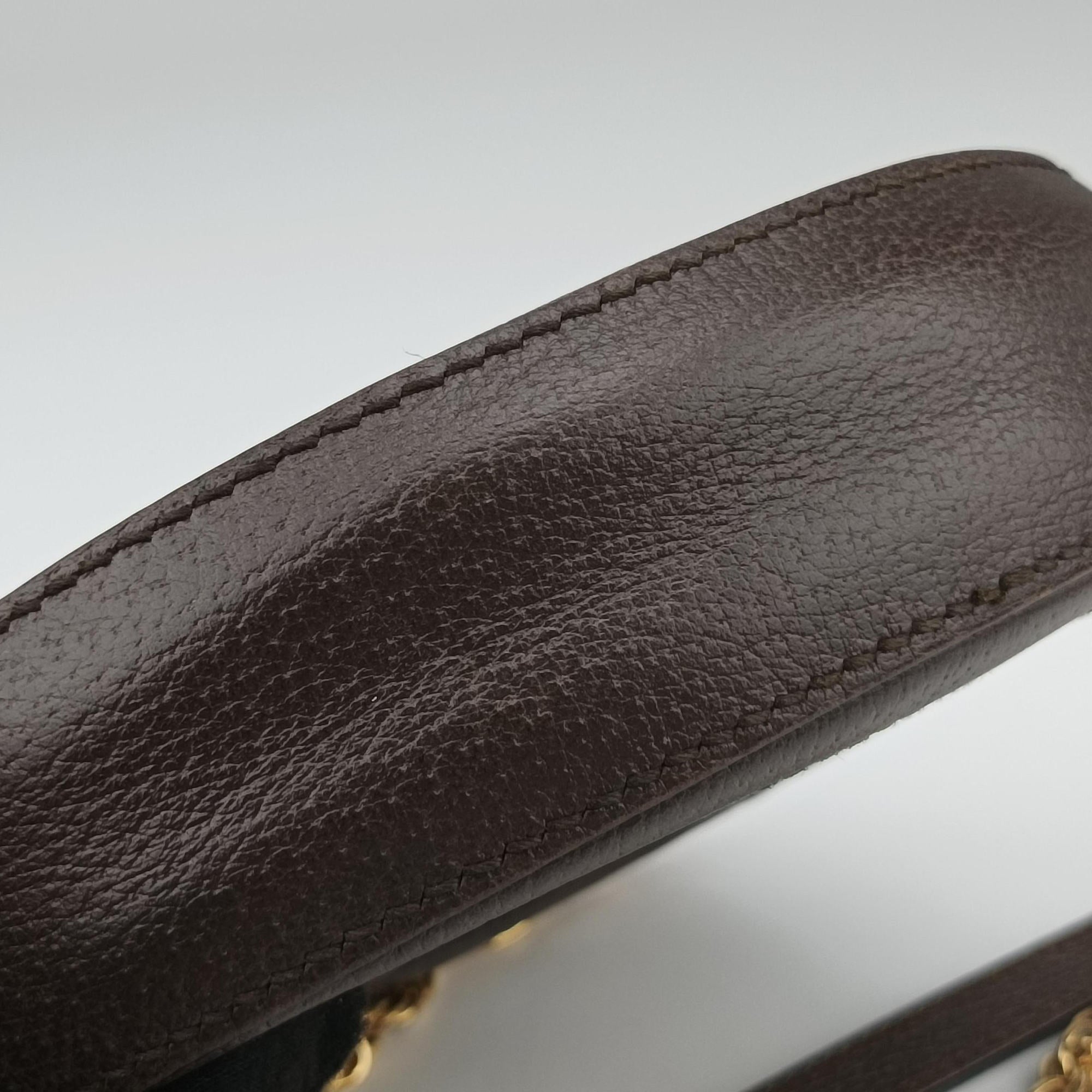 Secondhand Gucci Ophidia Brown×beige×multi PVC coated canvas×Leather 550618 shoulderbag | stylenewstar