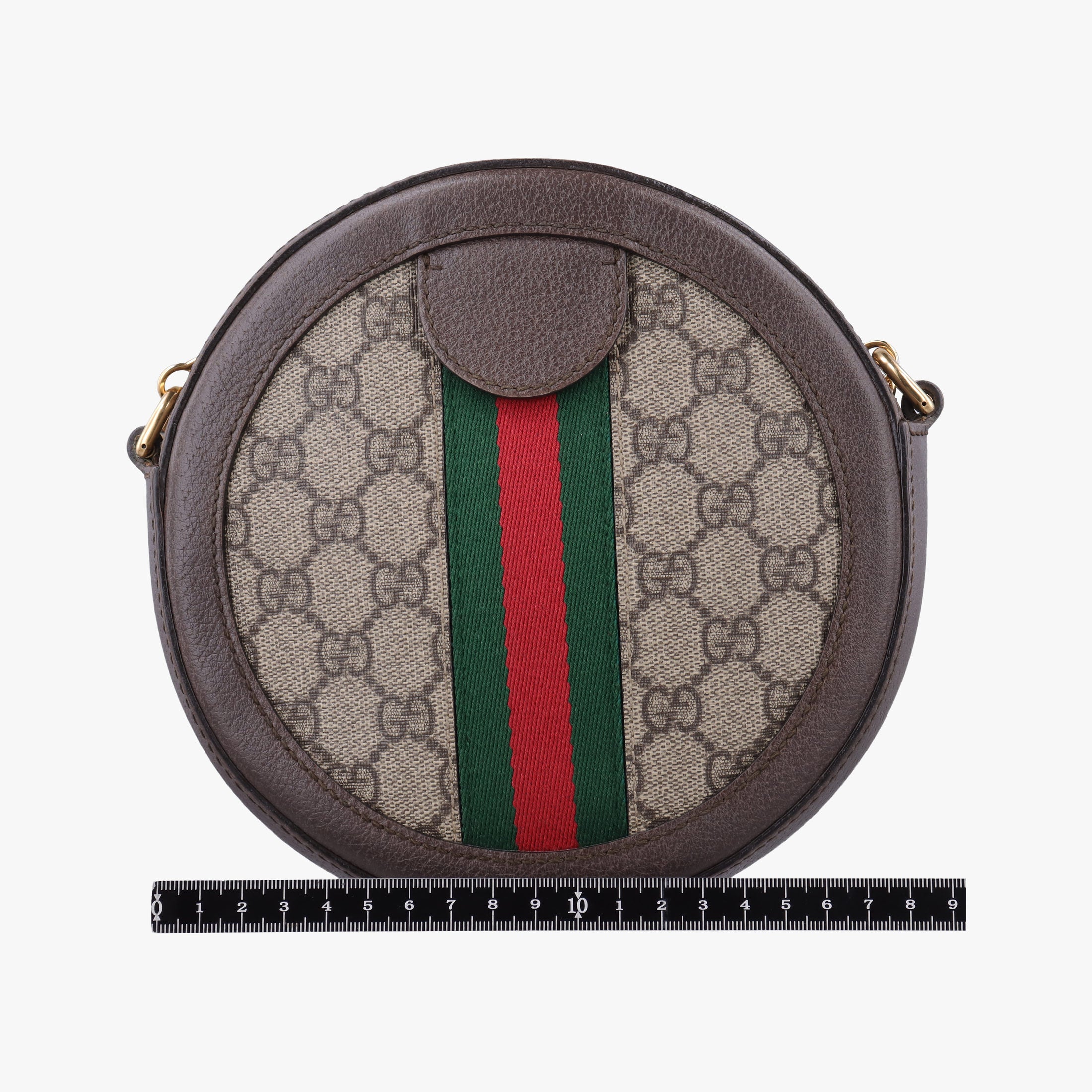 Secondhand Gucci Ophidia Brown×beige×multi PVC coated canvas×Leather 550618 shoulderbag | stylenewstar