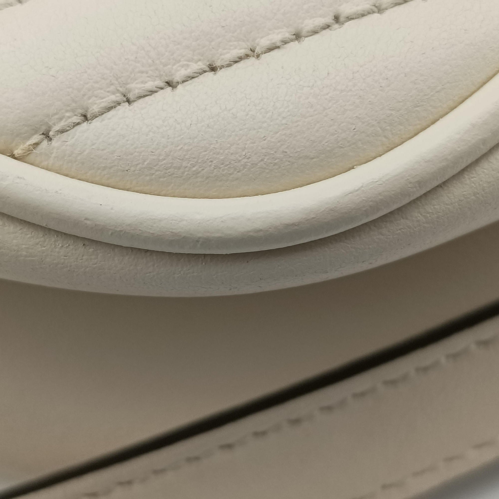 Vintage Gucci GG Marmont White Leather 447632 shoulderbag | stylenewstar