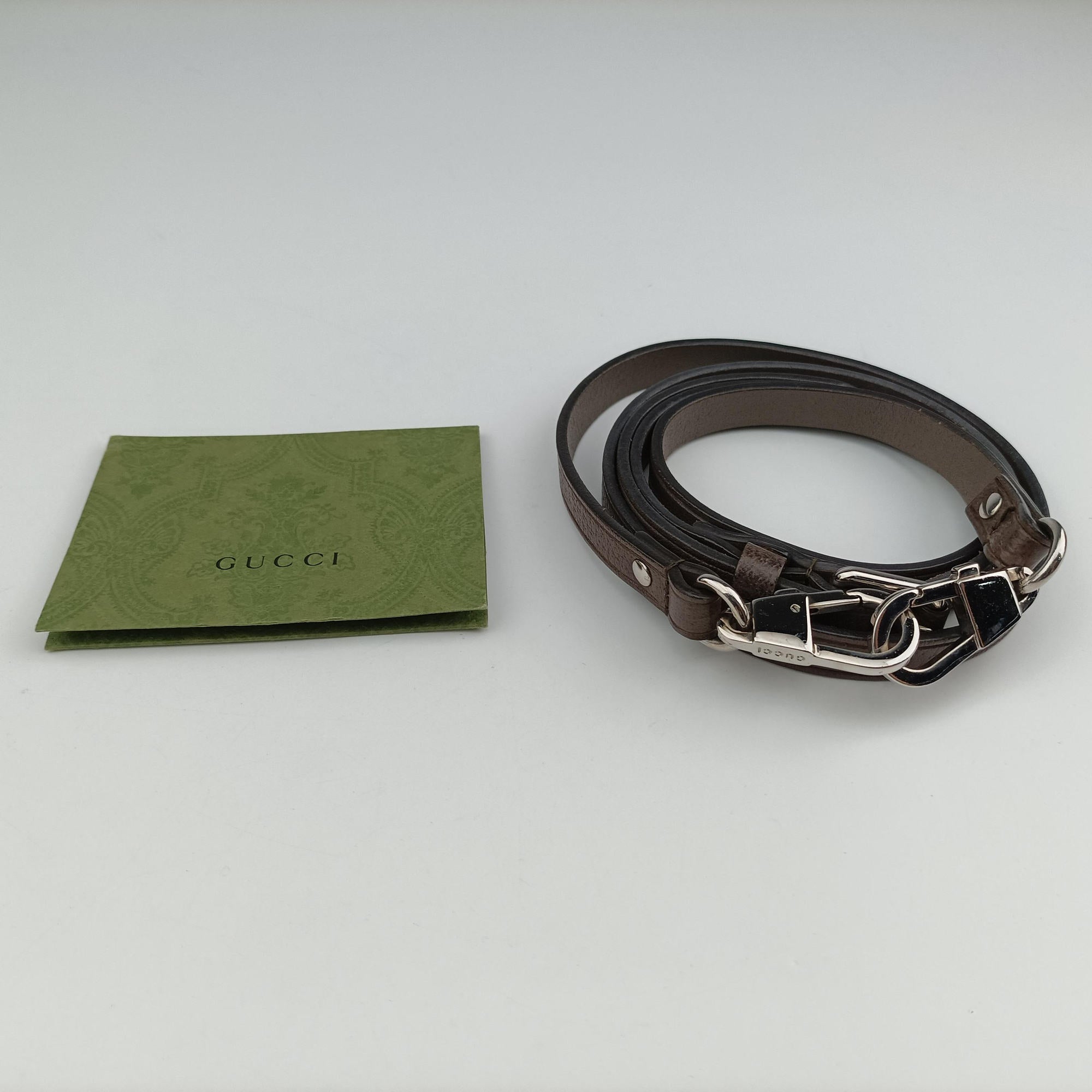 Pre-owned Gucci Padlock Brown PVC coated canvas×Leather 588351 shoulderbag | stylenewstar