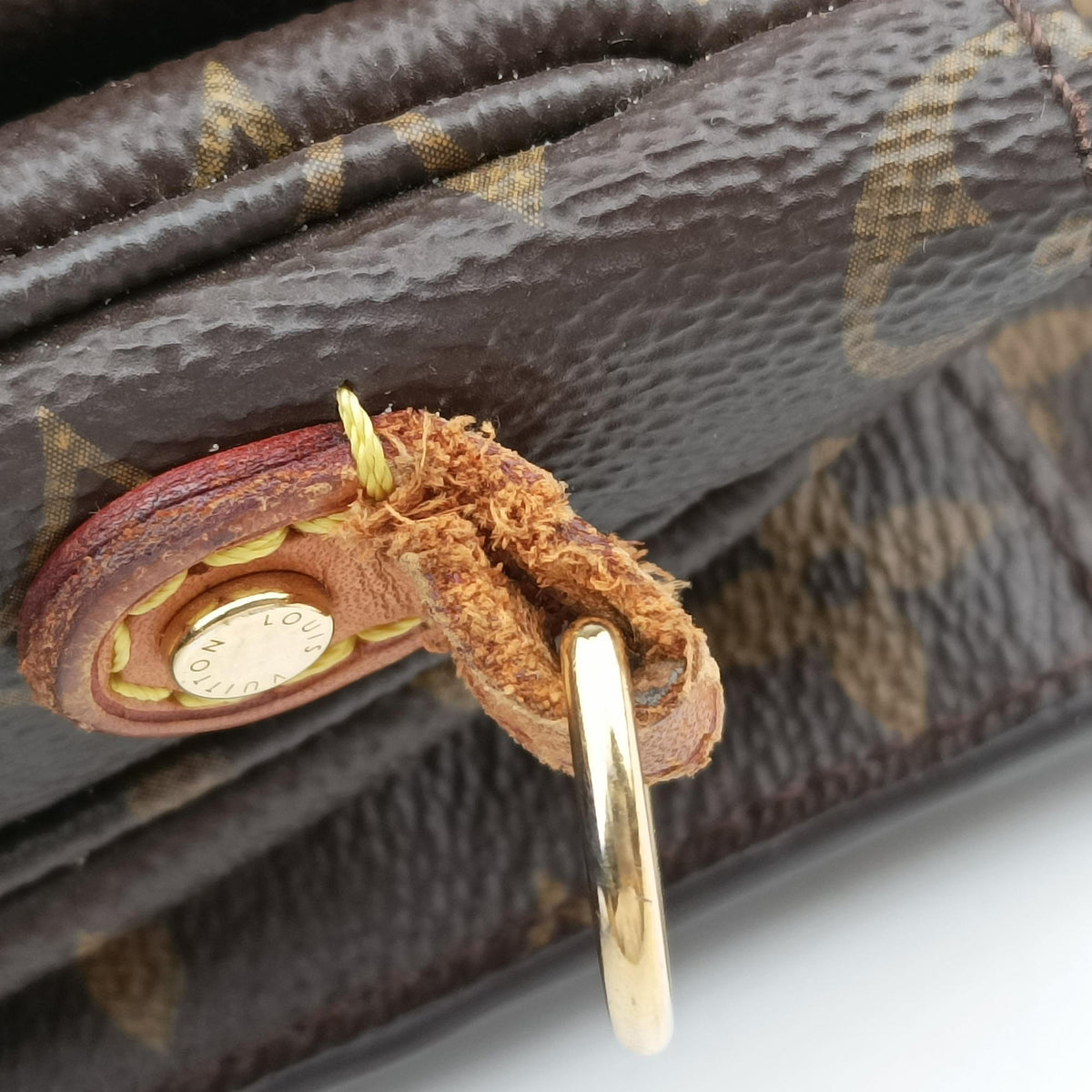 Pre-owned Louis Vuitton Pochette Metis MM Brown Monogram Canvas M44875 shoulderbag | stylenewstar