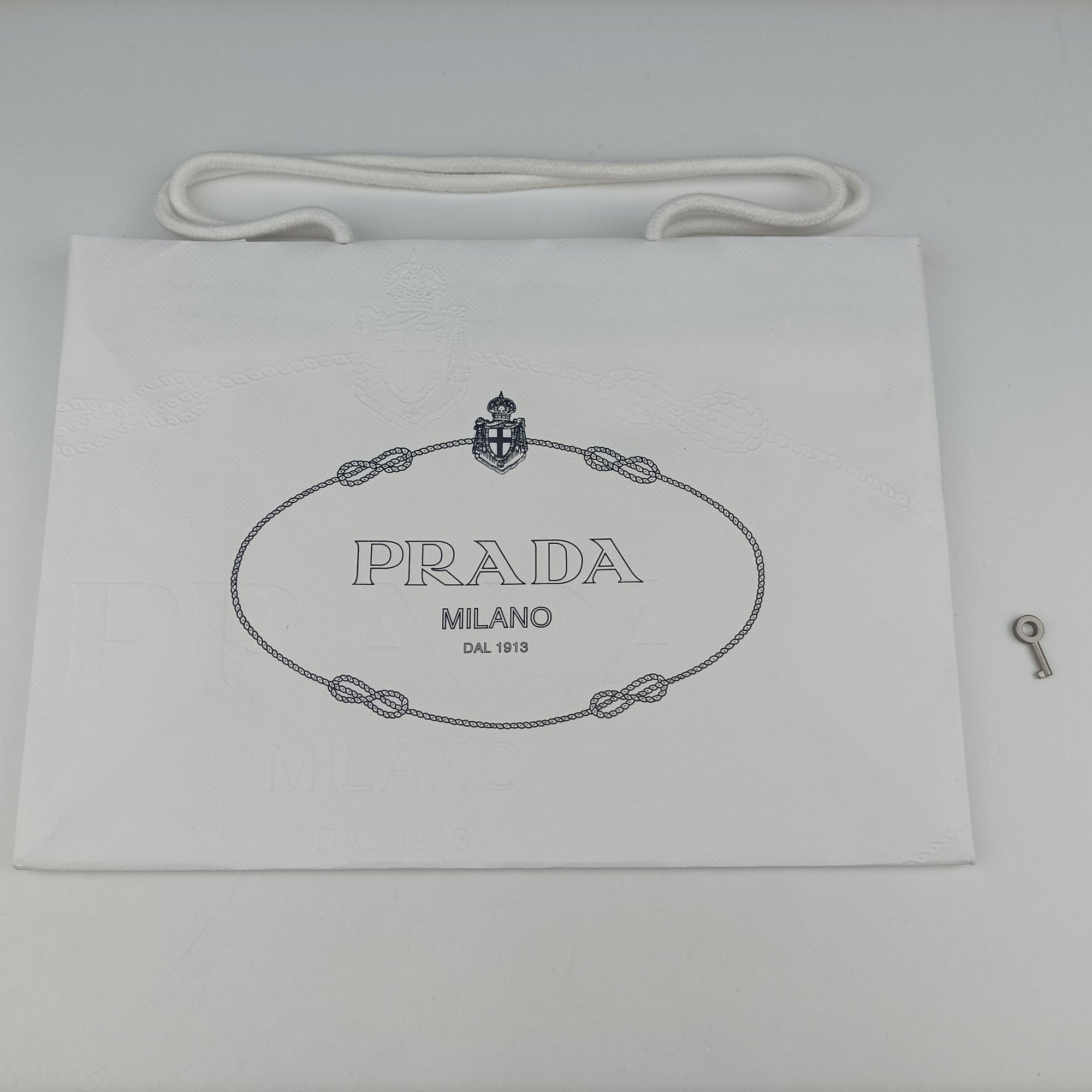 Pre-owned Prada Leopard print Brown×Multicolour ponyhair×leather 1BD009 shoulderbag | stylenewstar