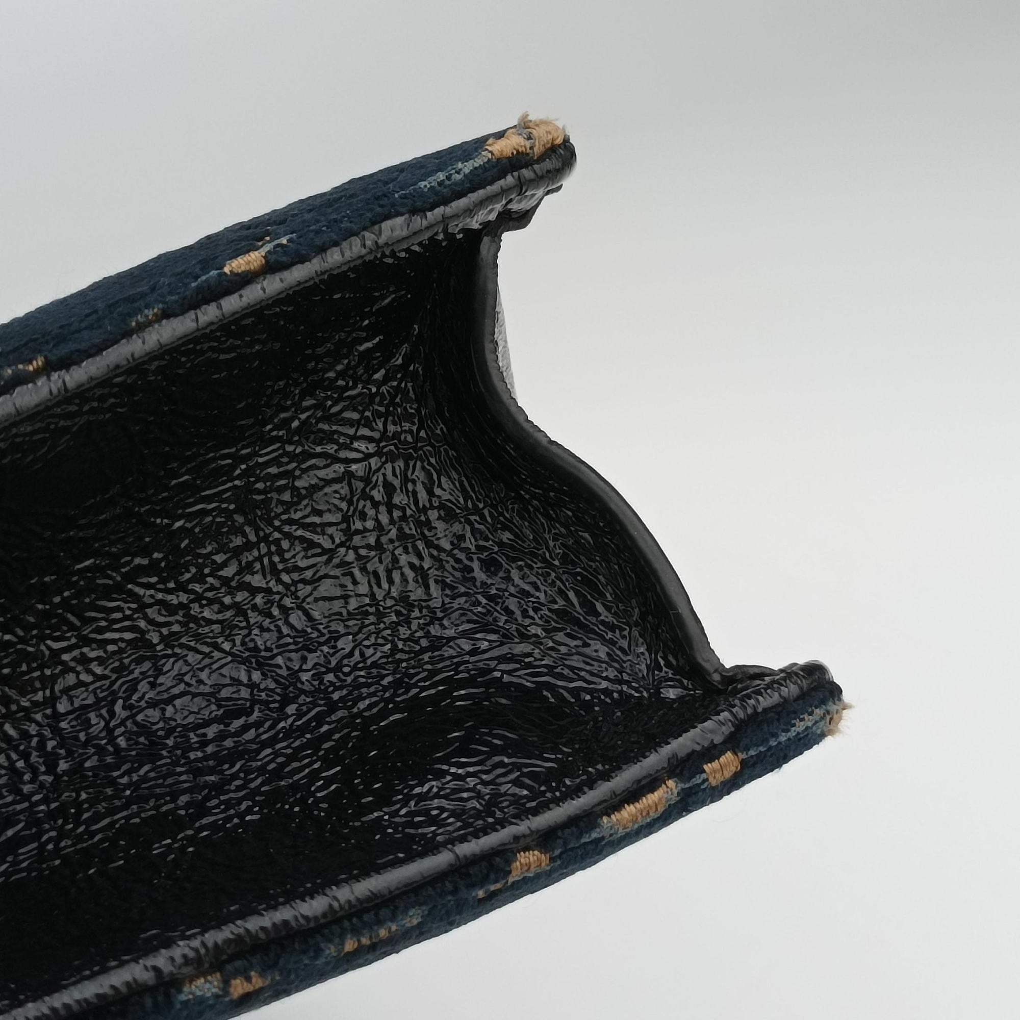 Pre-owned Gucci Dionysus Navy velour 499623 shoulderbag | stylenewstar