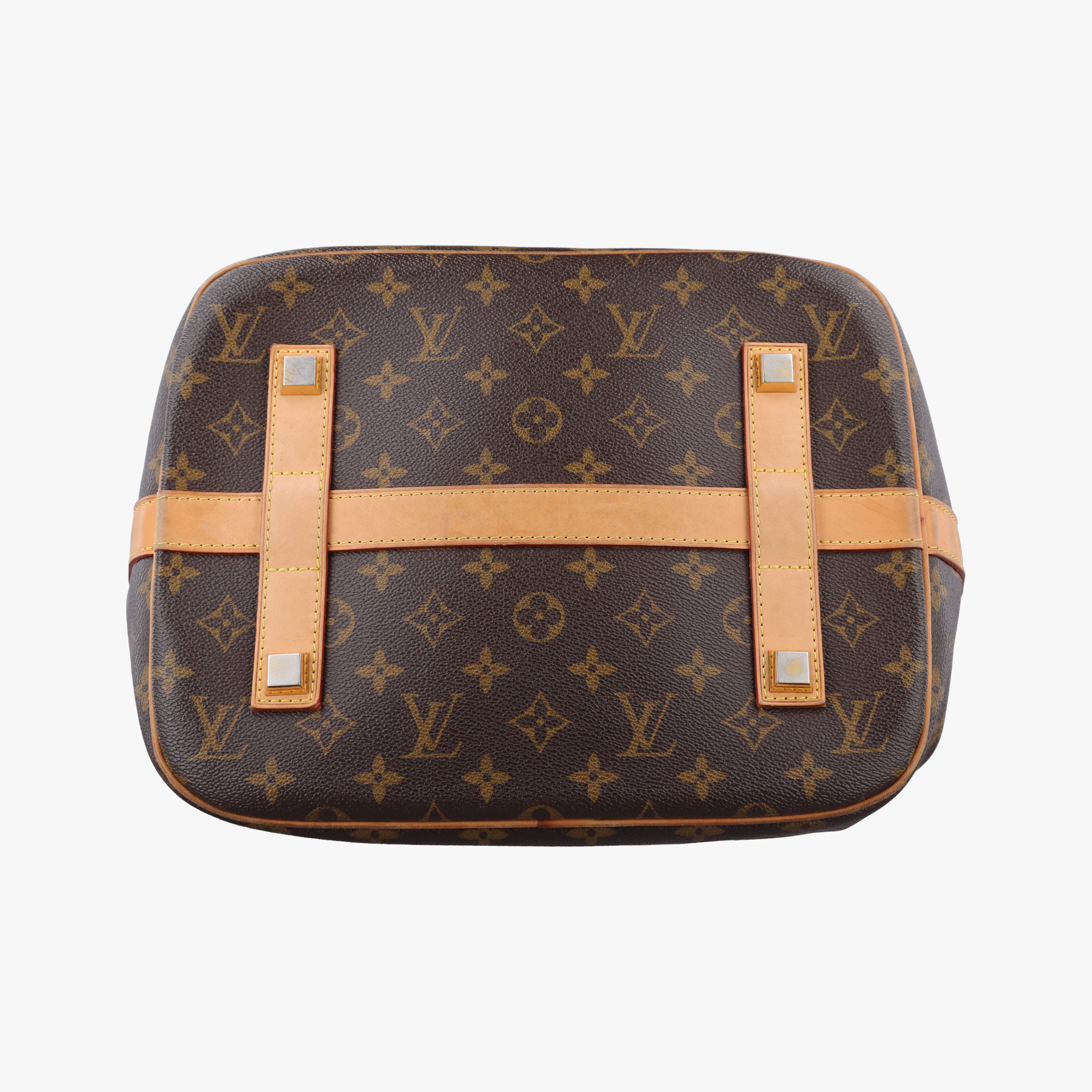 Pre-owned Louis Vuitton Neo Brown×Beige Monogram Canvas M40372 shoulderbag | stylenewstar