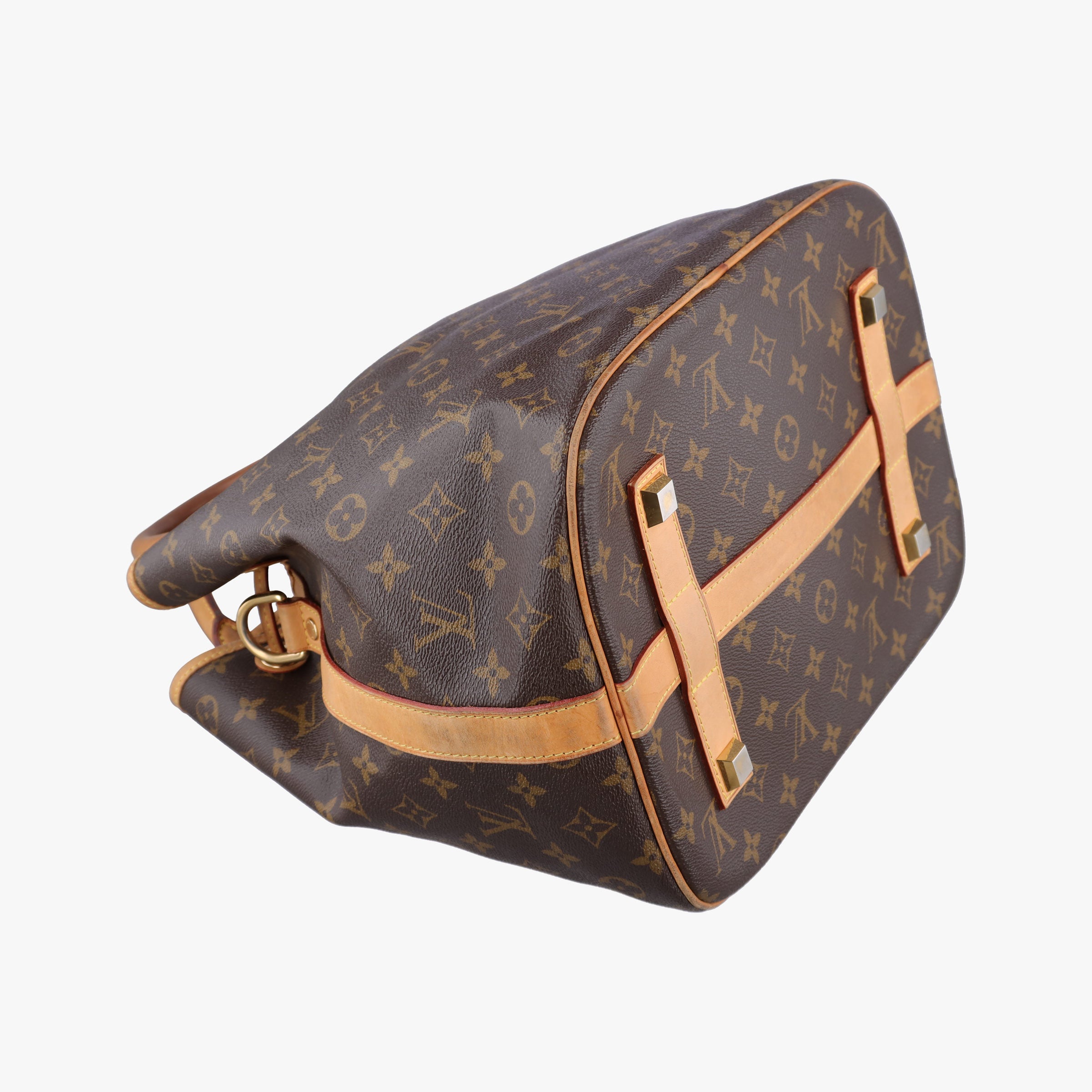 Pre-owned Louis Vuitton Neo Brown×Beige Monogram Canvas M40372 shoulderbag | stylenewstar