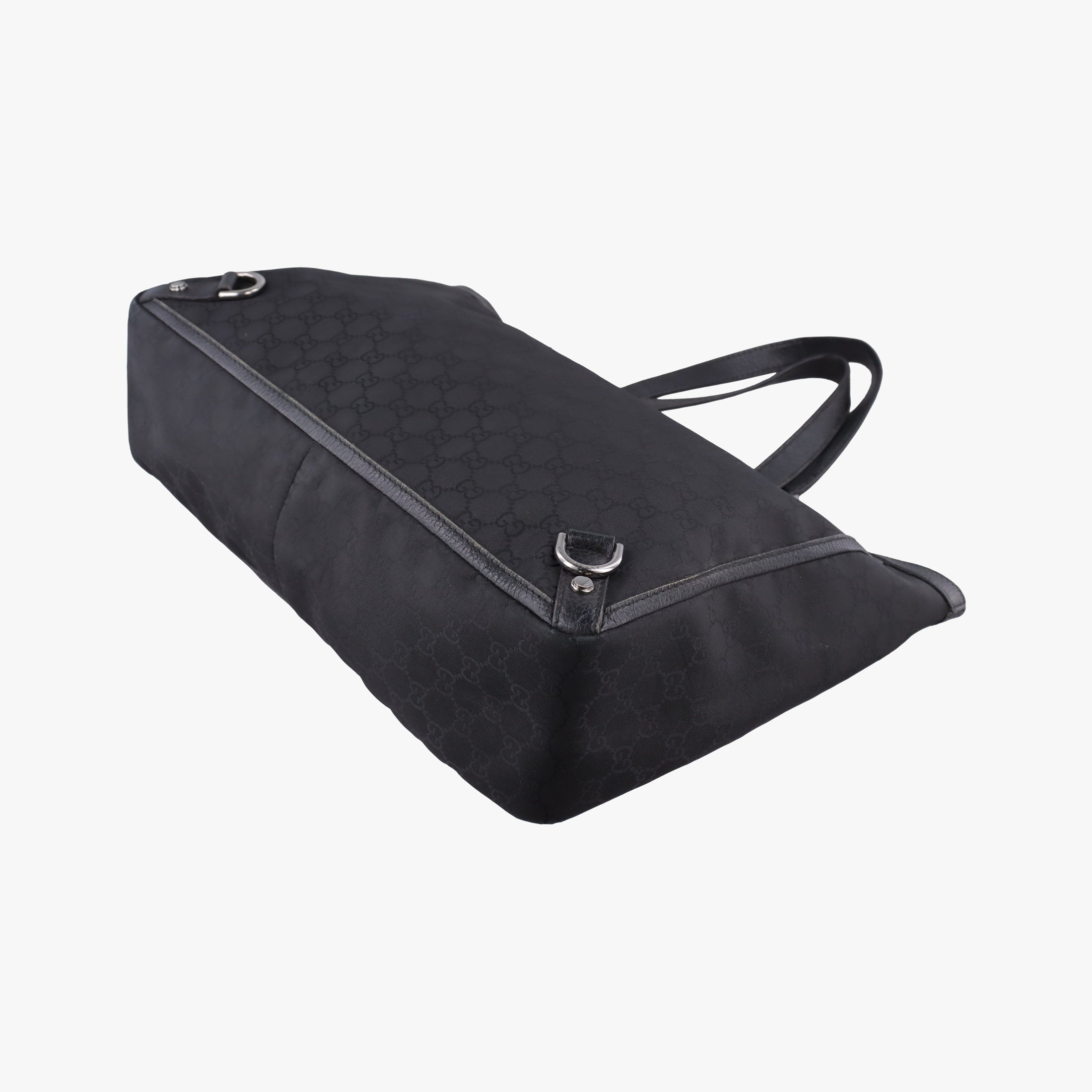 Pre-owned Gucci Abbey Black Canvas × Leather 293580 handbag | stylenewstar
