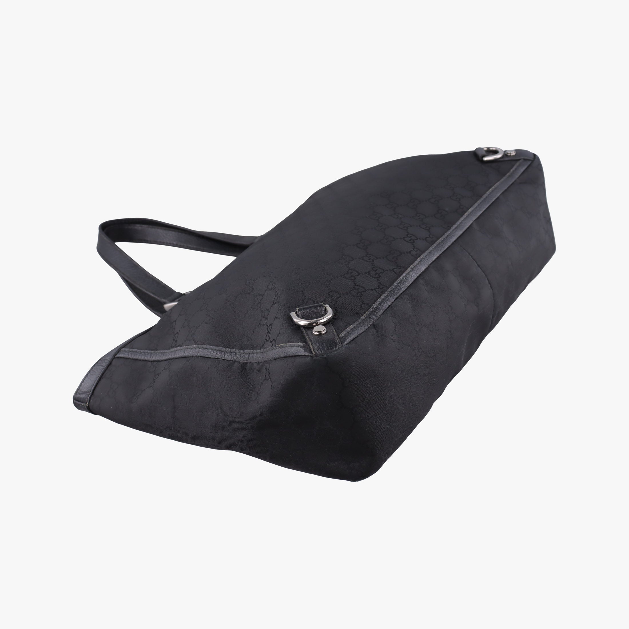 Pre-owned Gucci Abbey Black Canvas × Leather 293580 handbag | stylenewstar