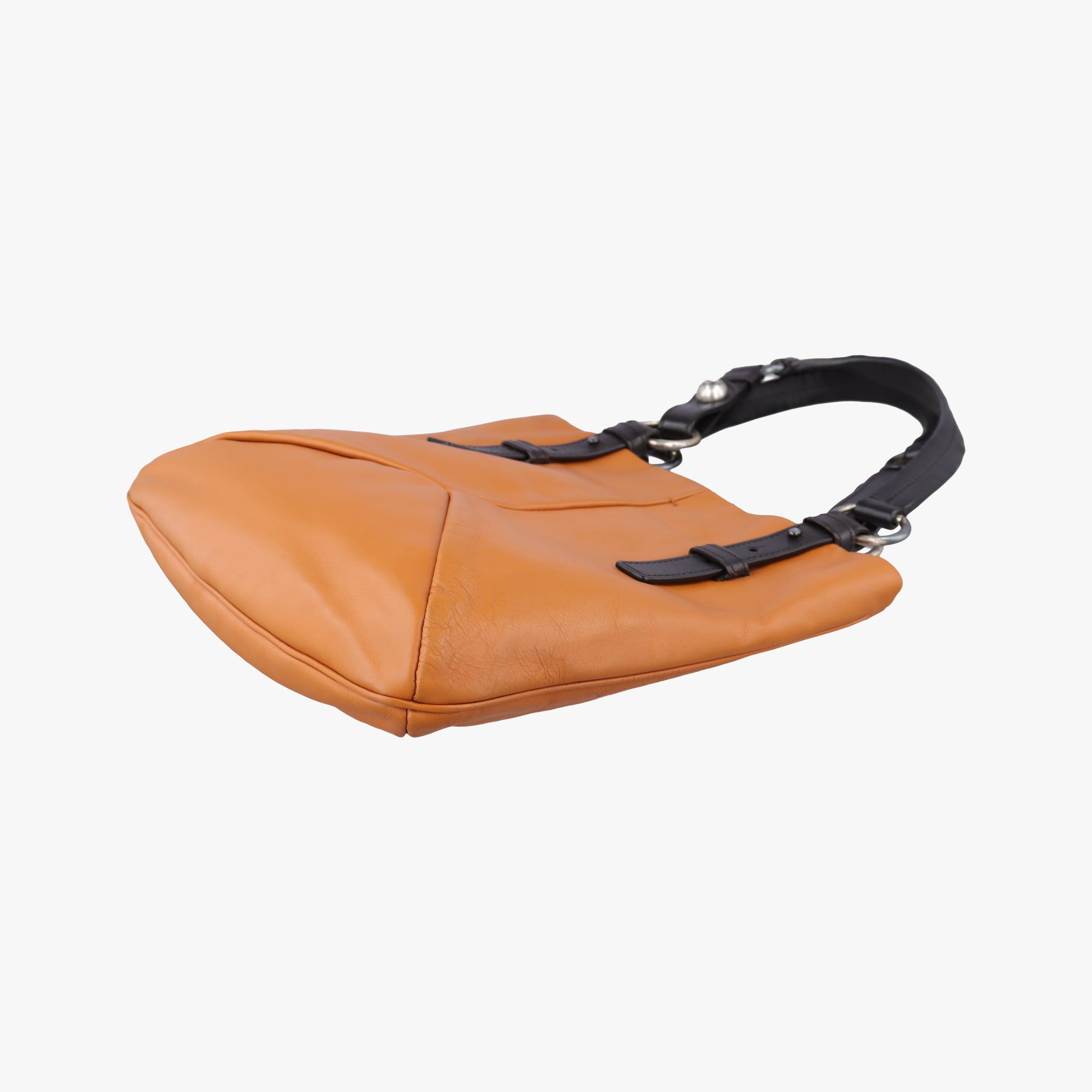 Vintage Yves Saint Laurent Nadja Brown Leather 112881 handbag | stylenewstar