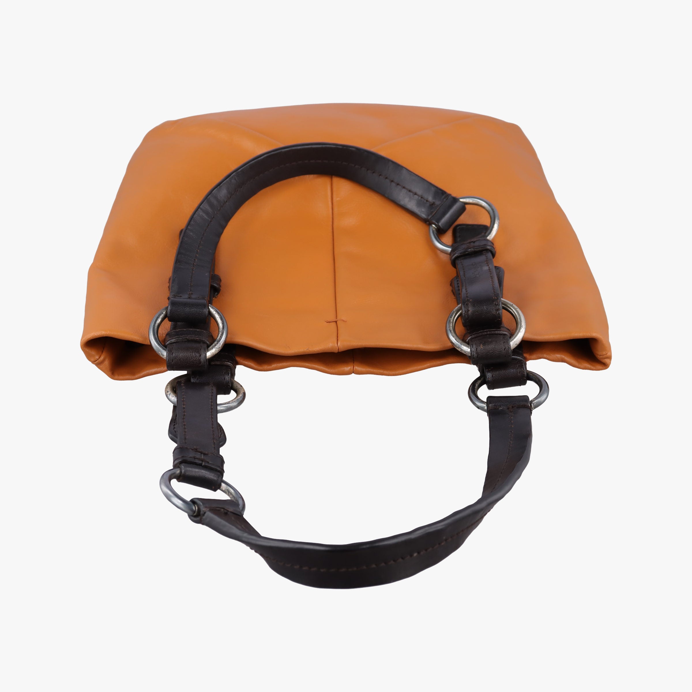 Vintage Yves Saint Laurent Nadja Brown Leather 112881 handbag | stylenewstar