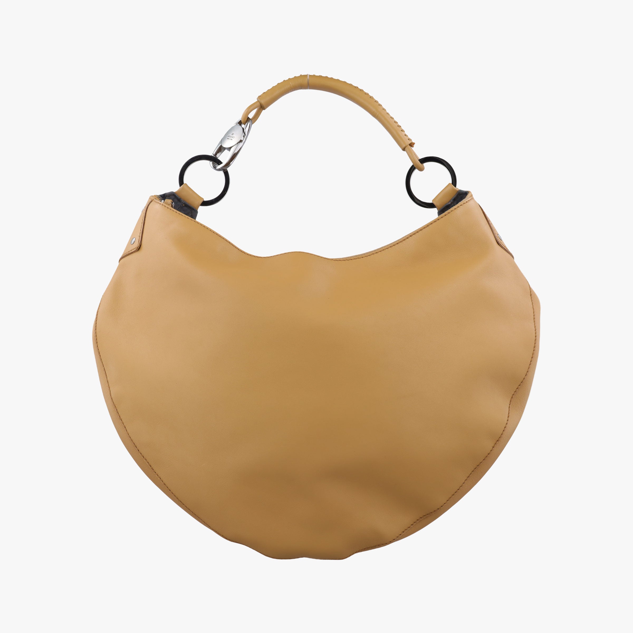Secondhand Gucci Hobo Brown leather 95726 handbag | stylenewstar