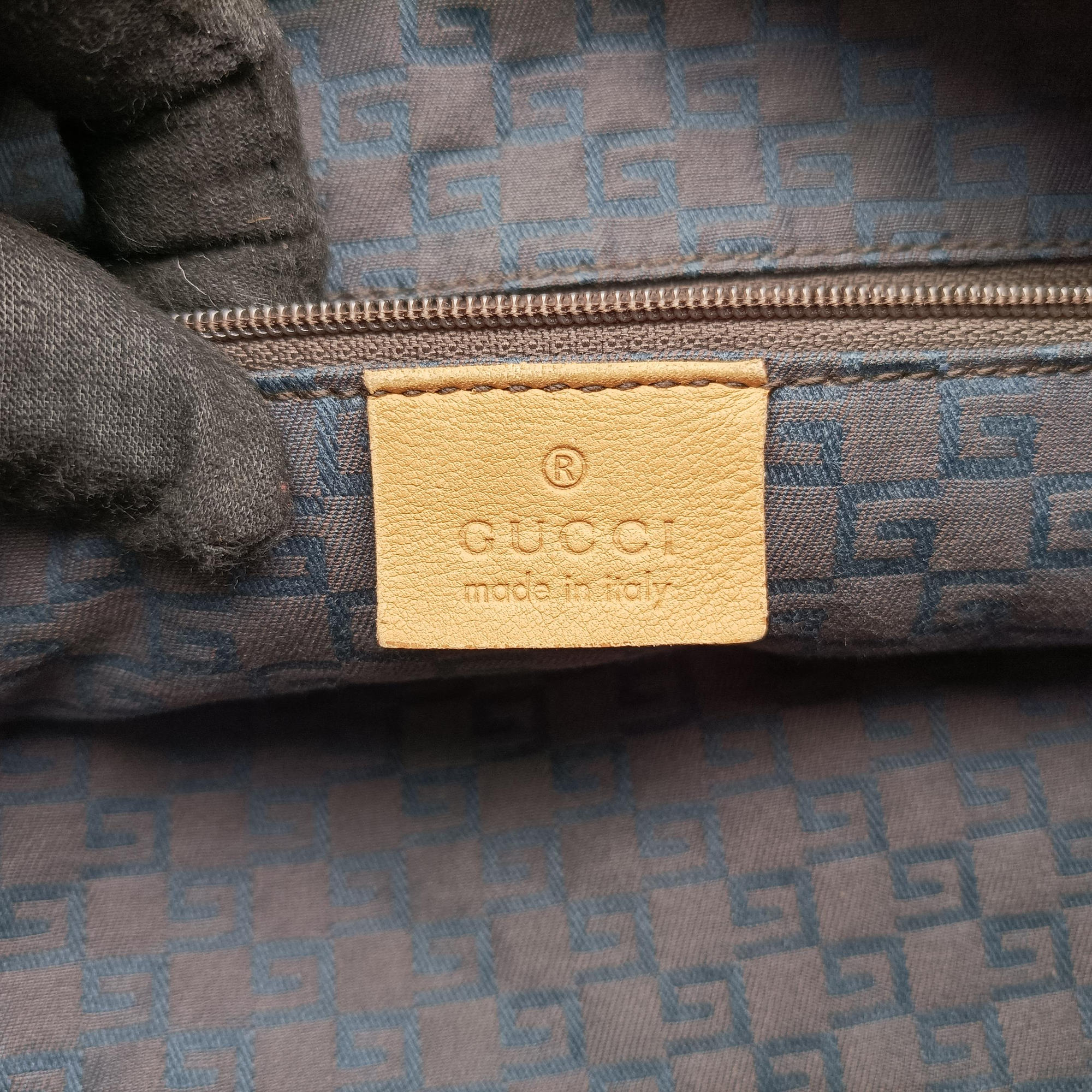 Secondhand Gucci Hobo Brown leather 95726 handbag | stylenewstar