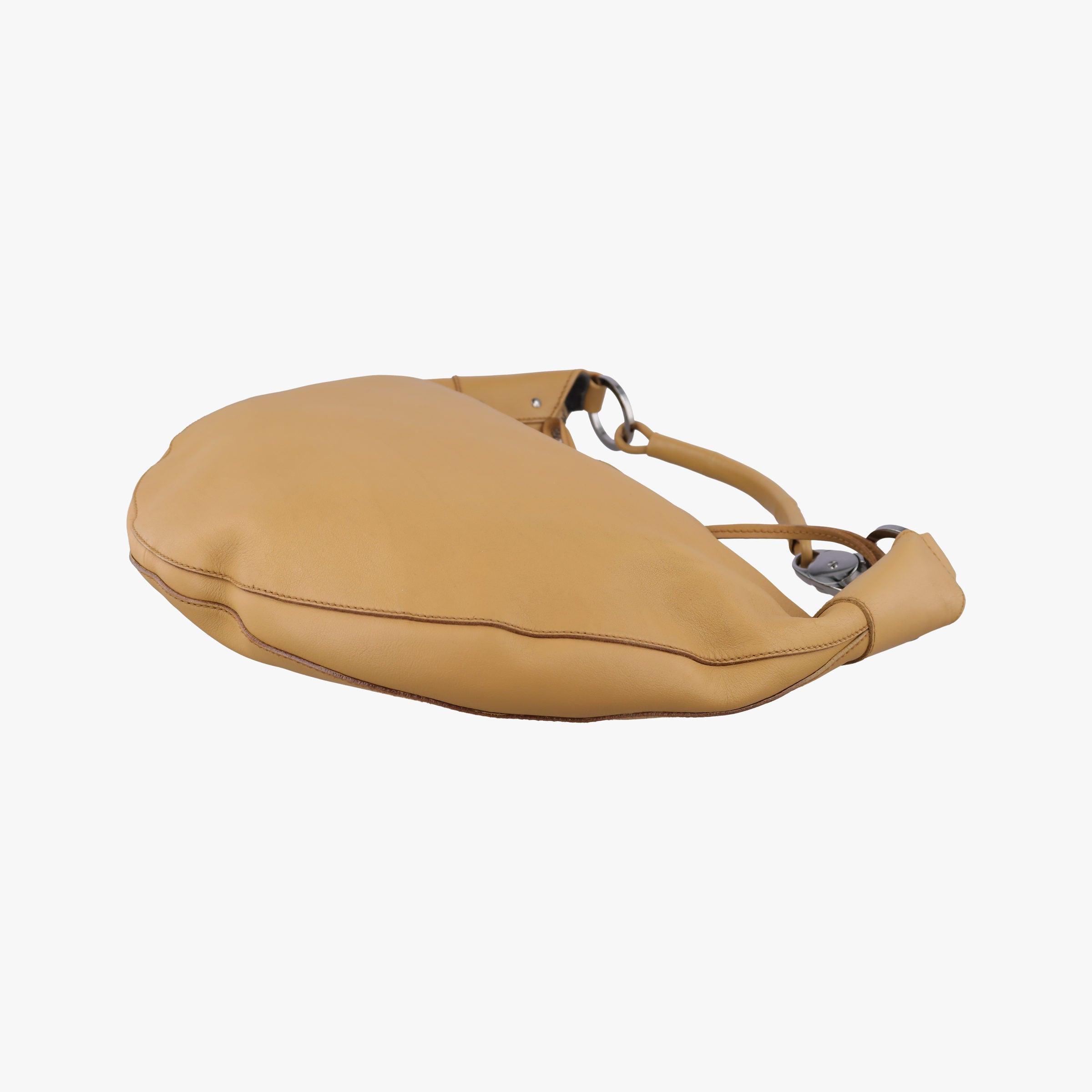 Secondhand Gucci Hobo Brown leather 95726 handbag | stylenewstar