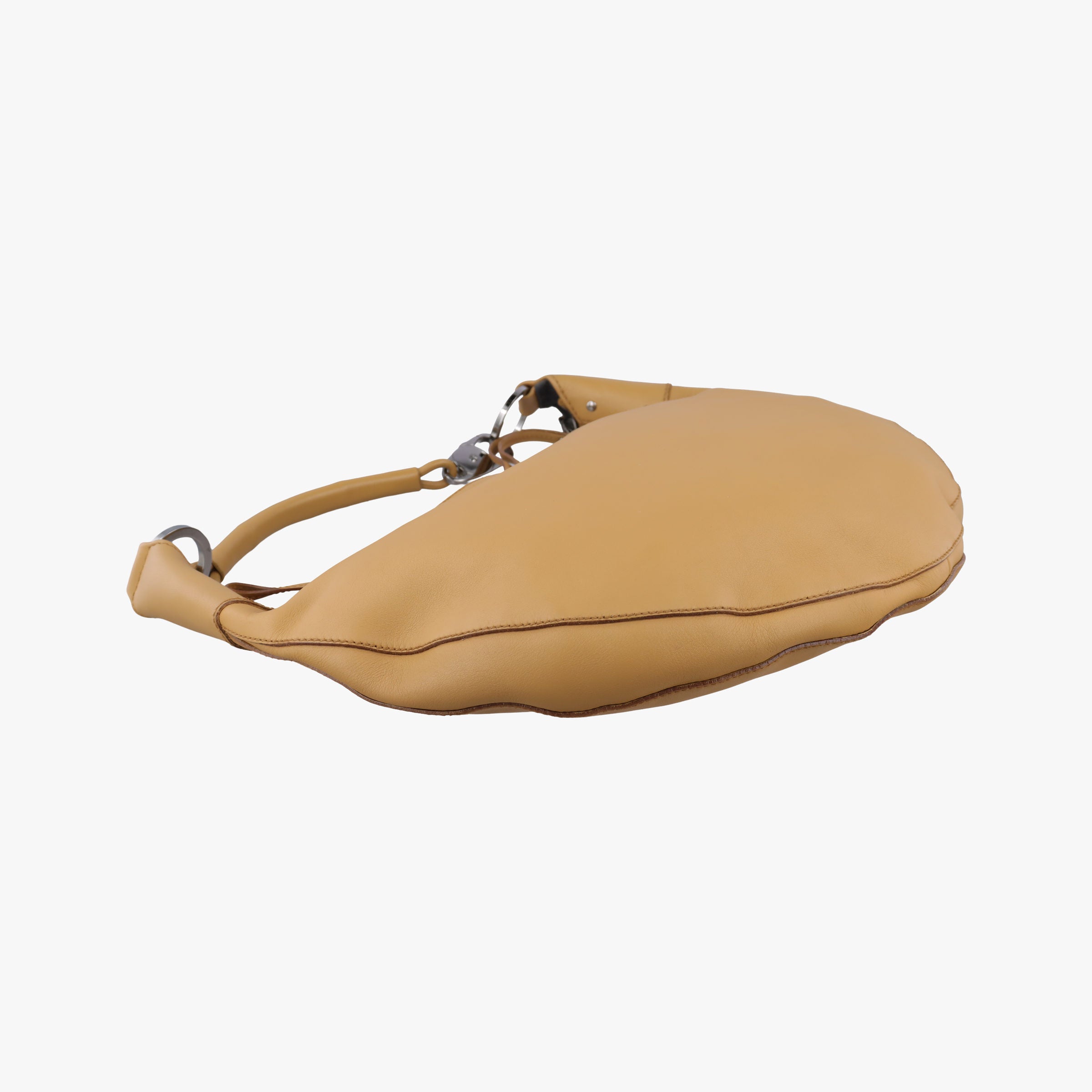 Secondhand Gucci Hobo Brown leather 95726 handbag | stylenewstar
