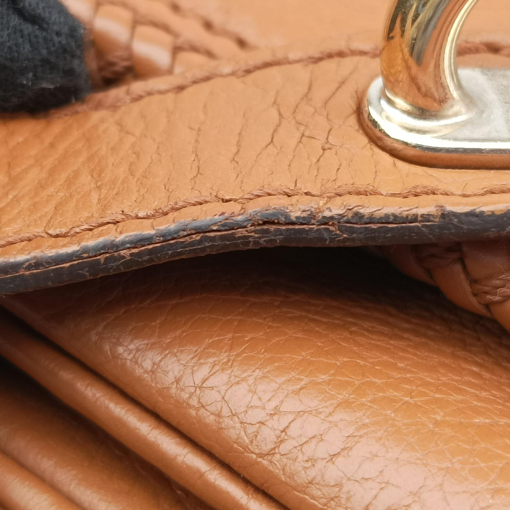 Pre-owned Gucci Marrakech Messenger Brown leather 257024 shoulderbag | stylenewstar