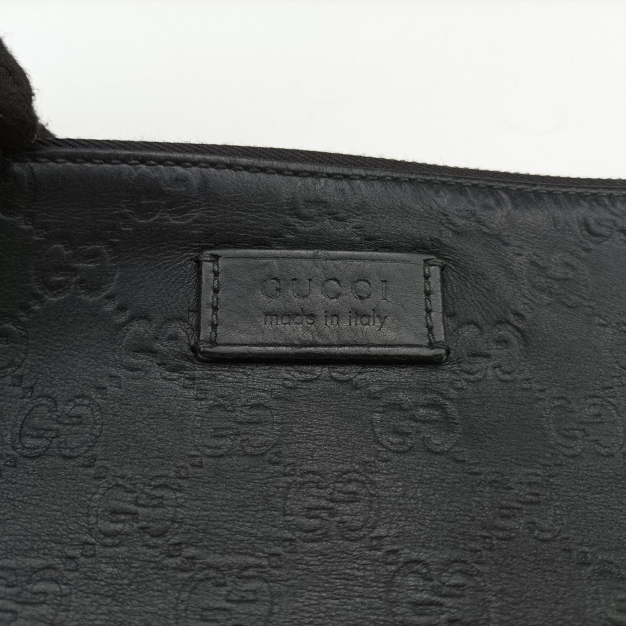 Pre-owned Gucci GG Imprime messenger Black Leather 473882 shoulderbag | stylenewstar