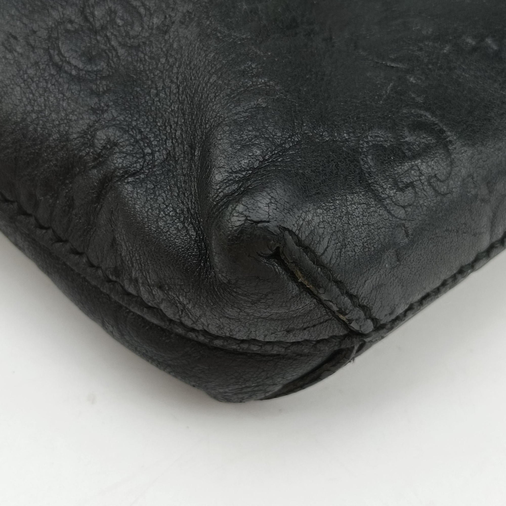 Pre-owned Gucci GG Imprime messenger Black Leather 473882 shoulderbag | stylenewstar