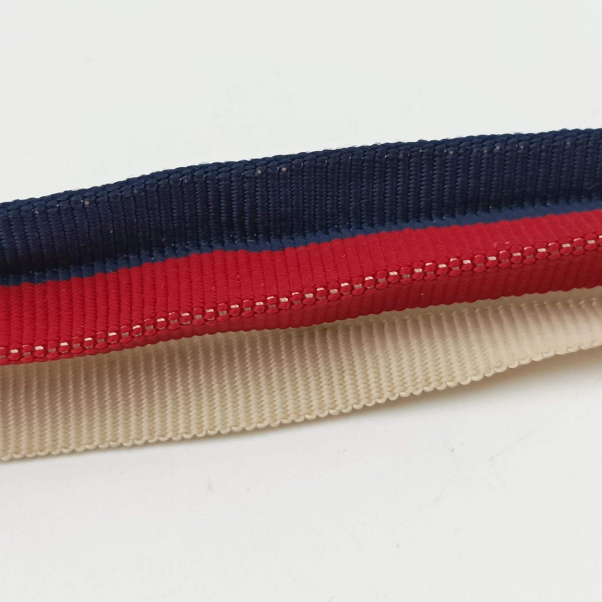 Secondhand Gucci Sylvie Ivory×Navy×Red Leather 524405 shoulderbag | stylenewstar