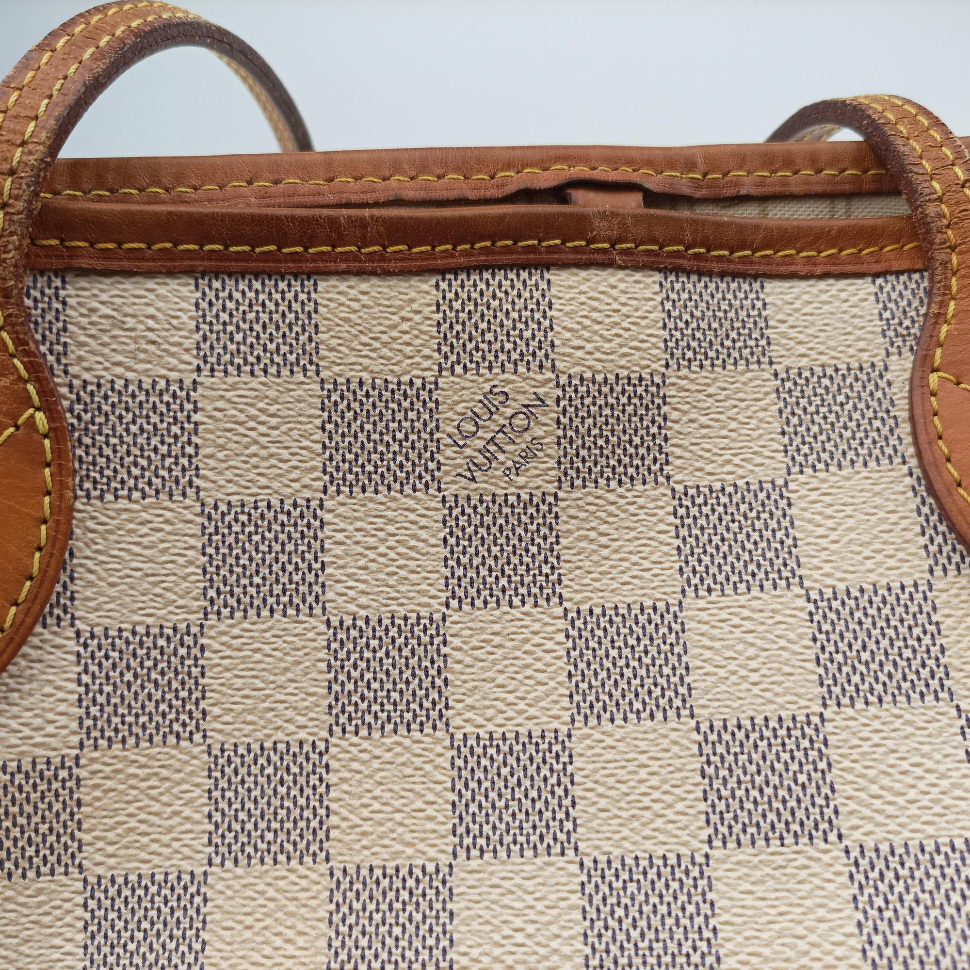 Vintage Louis Vuitton Neverfull MM Azur Damier Canvas N51107 shoulderbag | stylenewstar