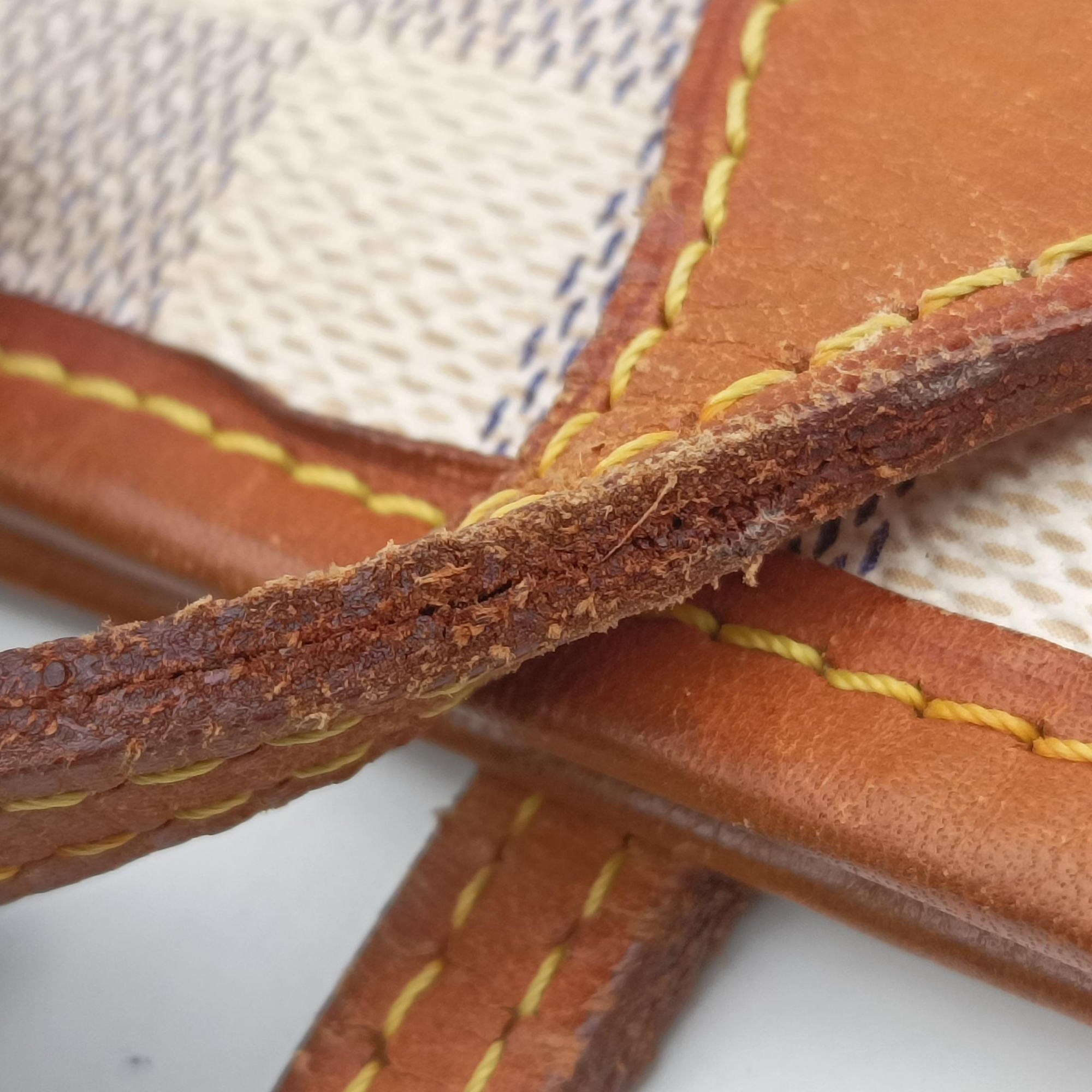 Vintage Louis Vuitton Neverfull MM Azur Damier Canvas N51107 shoulderbag | stylenewstar