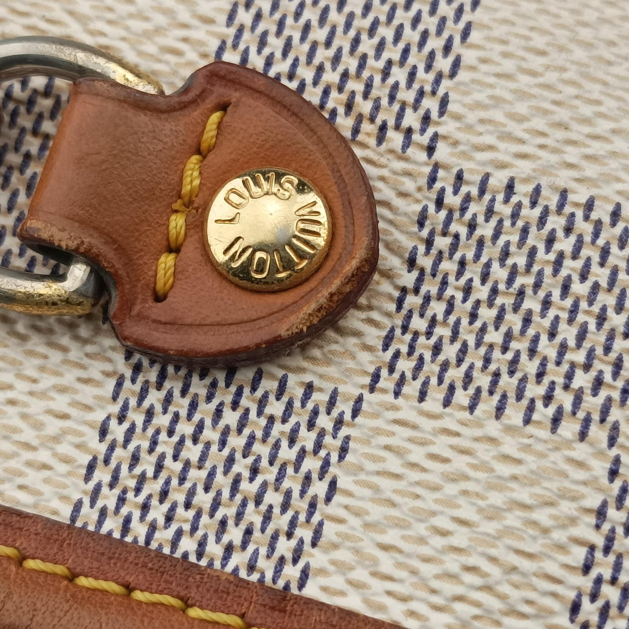 Vintage Louis Vuitton Neverfull MM Azur Damier Canvas N51107 shoulderbag | stylenewstar