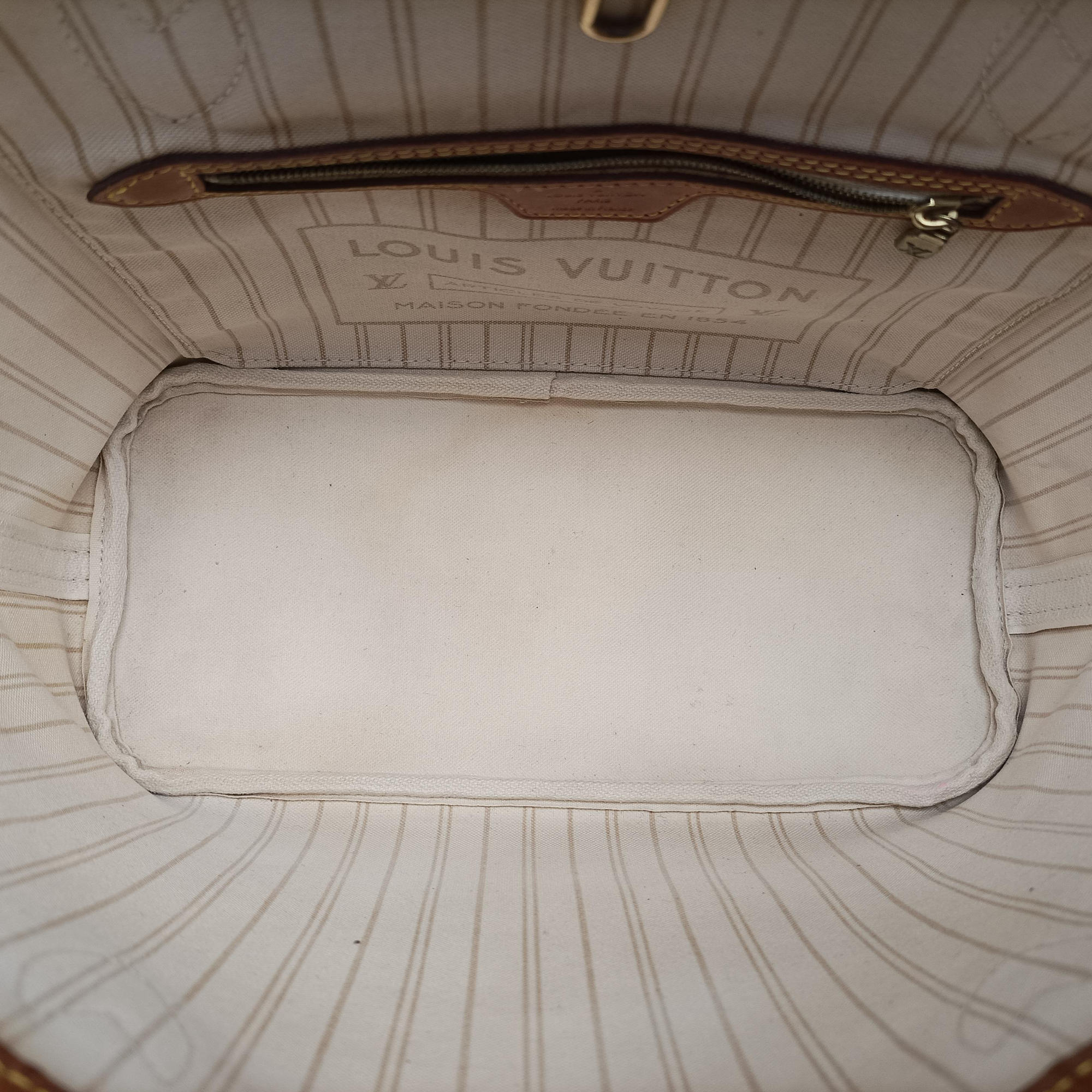 Vintage Louis Vuitton Neverfull MM Azur Damier Canvas N51107 shoulderbag | stylenewstar