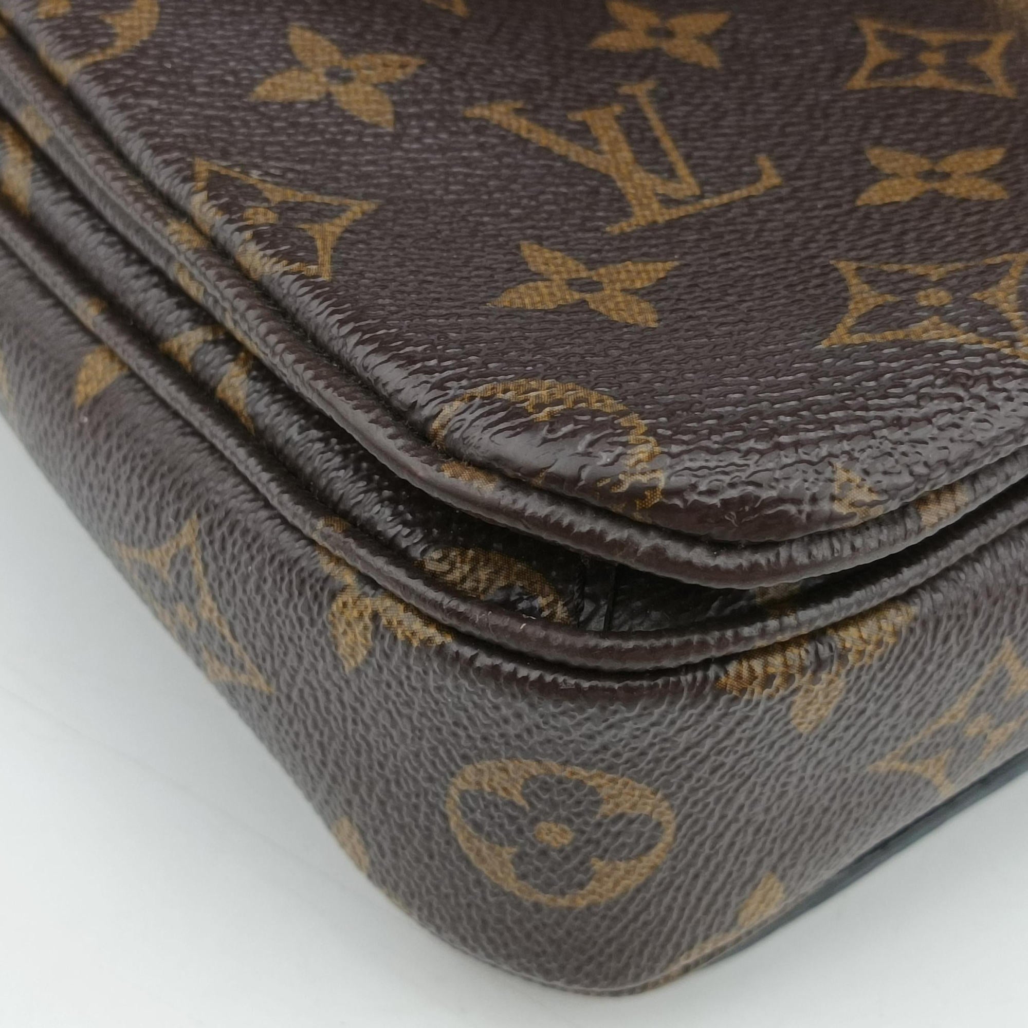 Vintage Louis Vuitton Pochette Metis MM Brown Monogram Canvas M44875 shoulderbag | stylenewstar