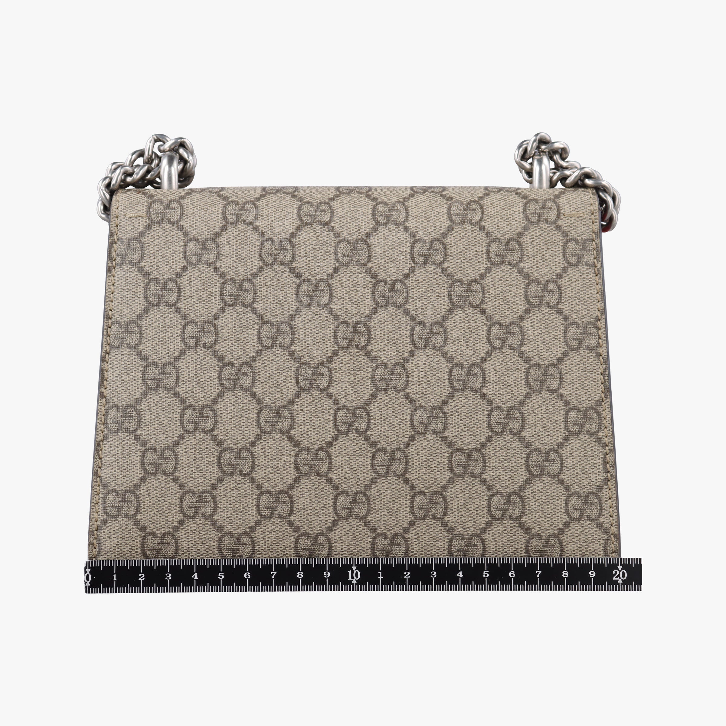 Pre-owned Gucci Dionysus beige×red PVC coated canvas × suede 421970 shoulderbag | stylenewstar