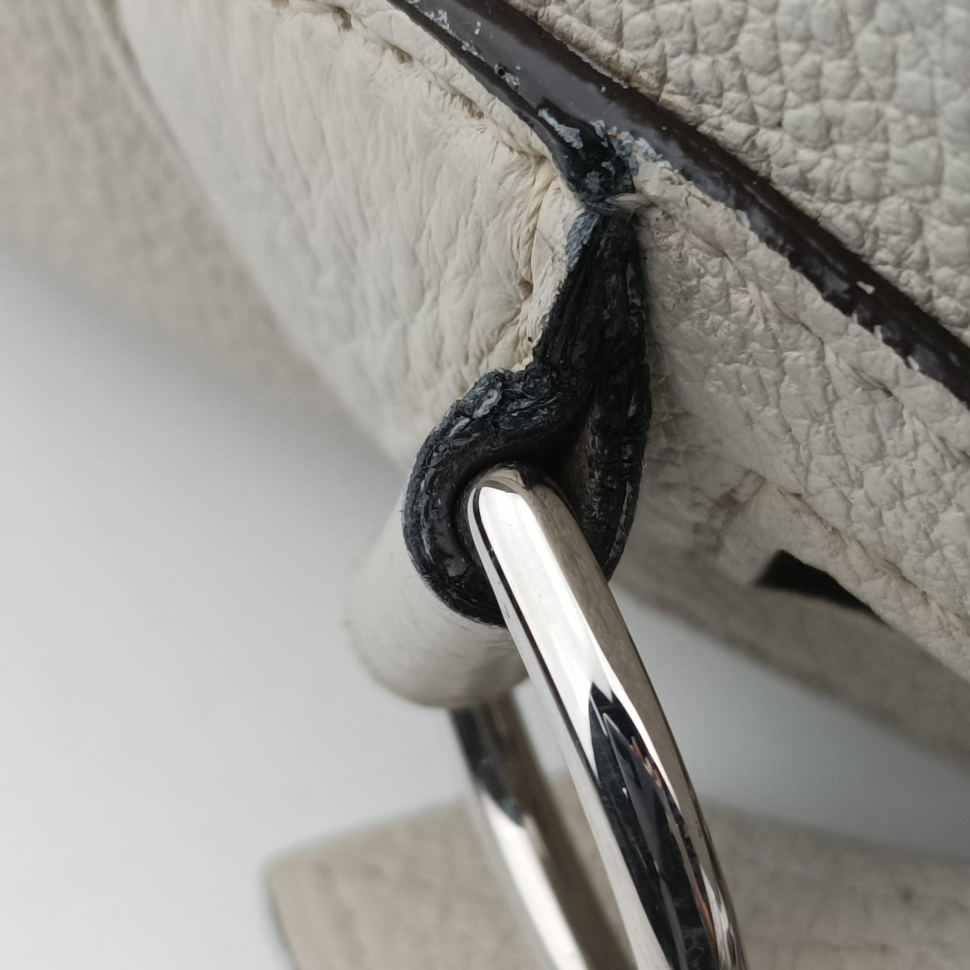 Pre-owned Louis Vuitton sofia coppola SC BB BLANC CASSE calf Leather M48834 shoulderbag | stylenewstar