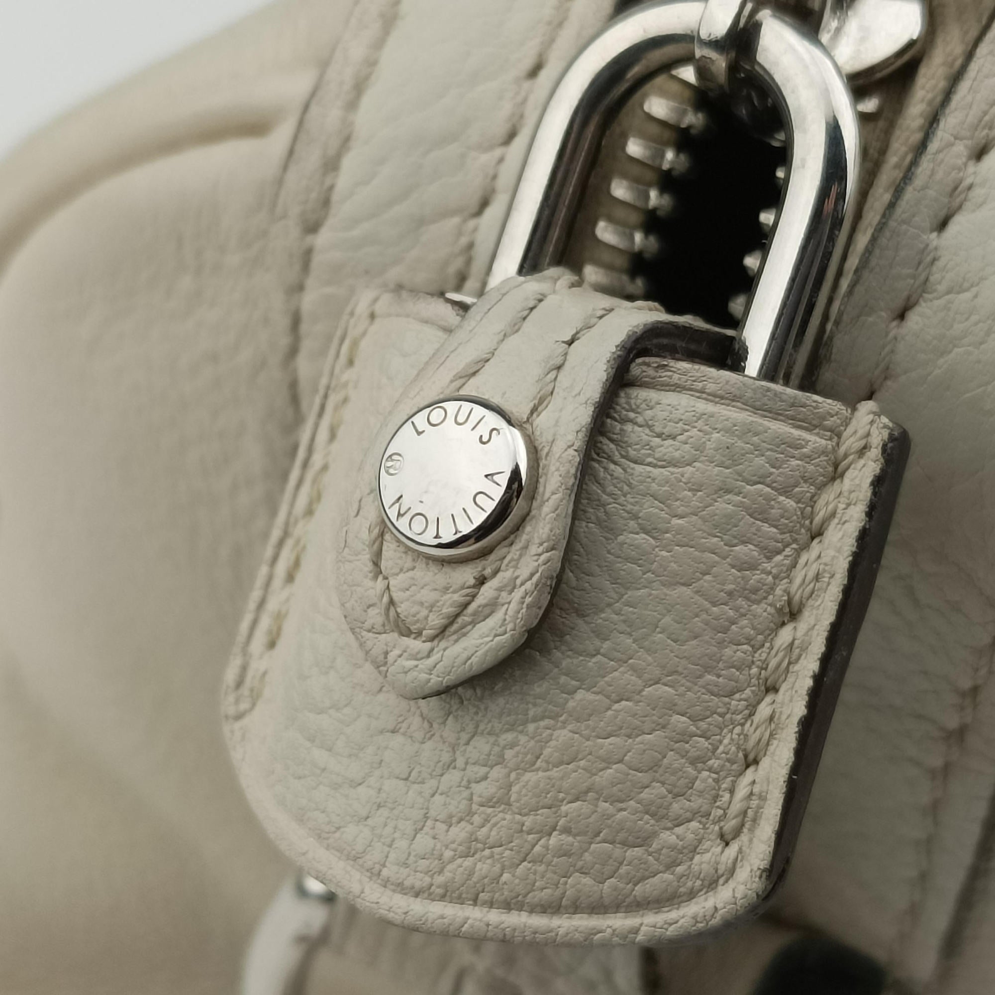 Pre-owned Louis Vuitton sofia coppola SC BB BLANC CASSE calf Leather M48834 shoulderbag | stylenewstar